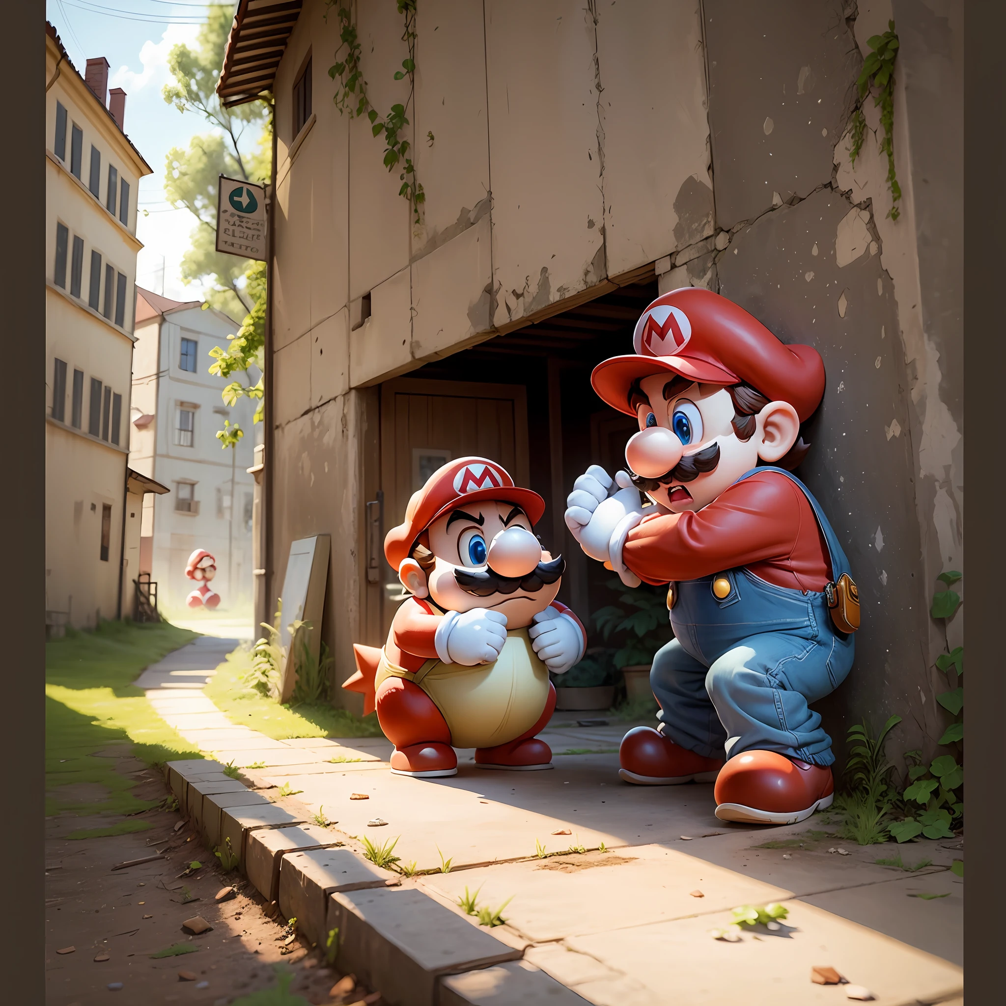 Super mario real life, ultra-realistic