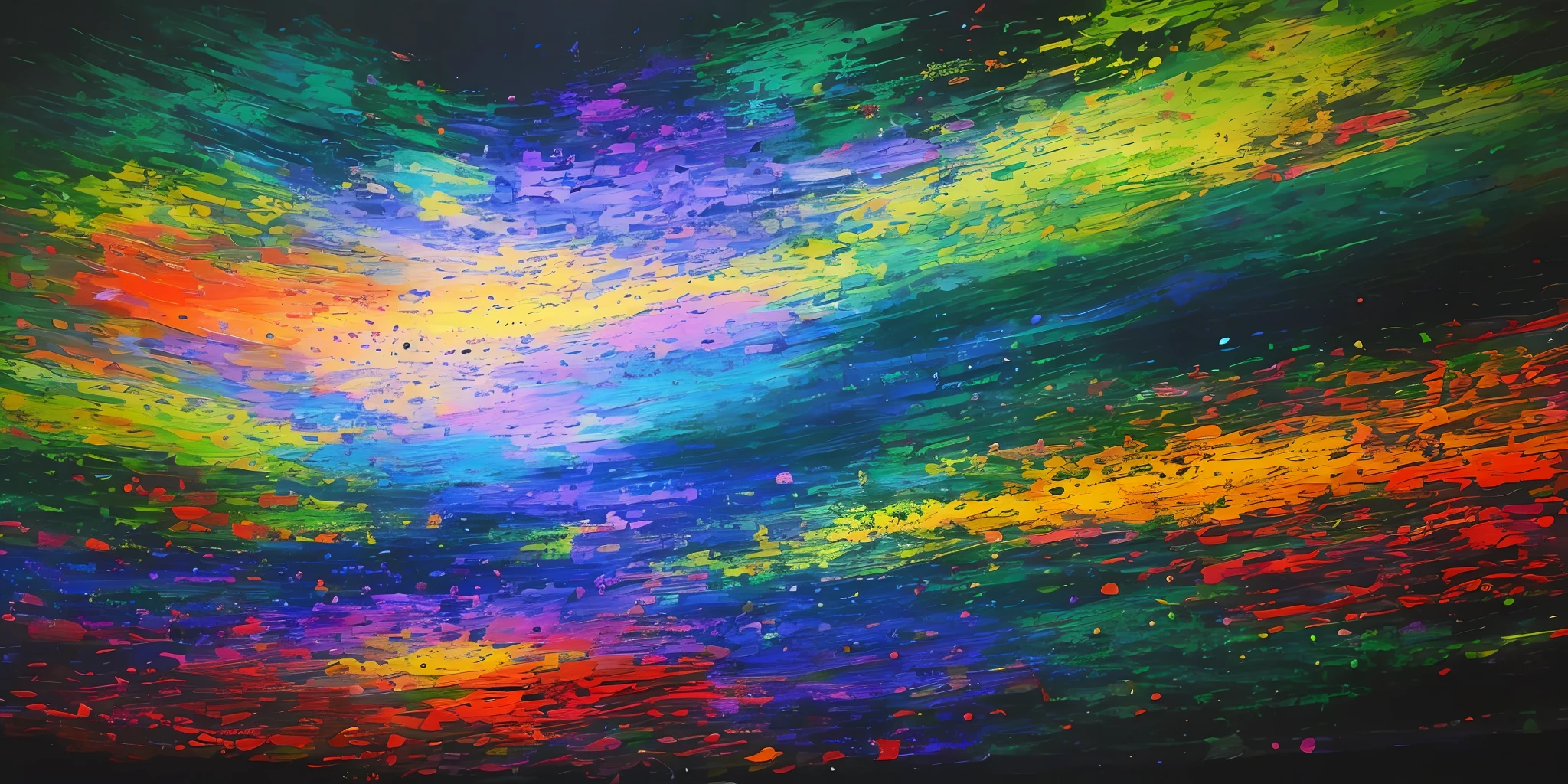 abstract background of colored spots