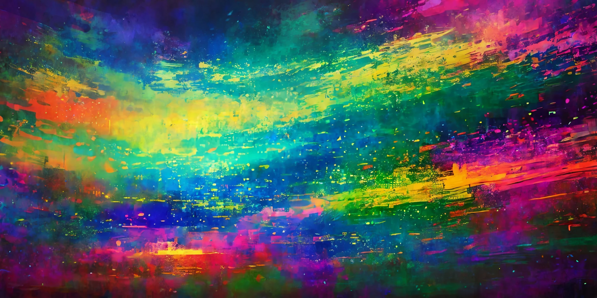 abstract background of colored spots