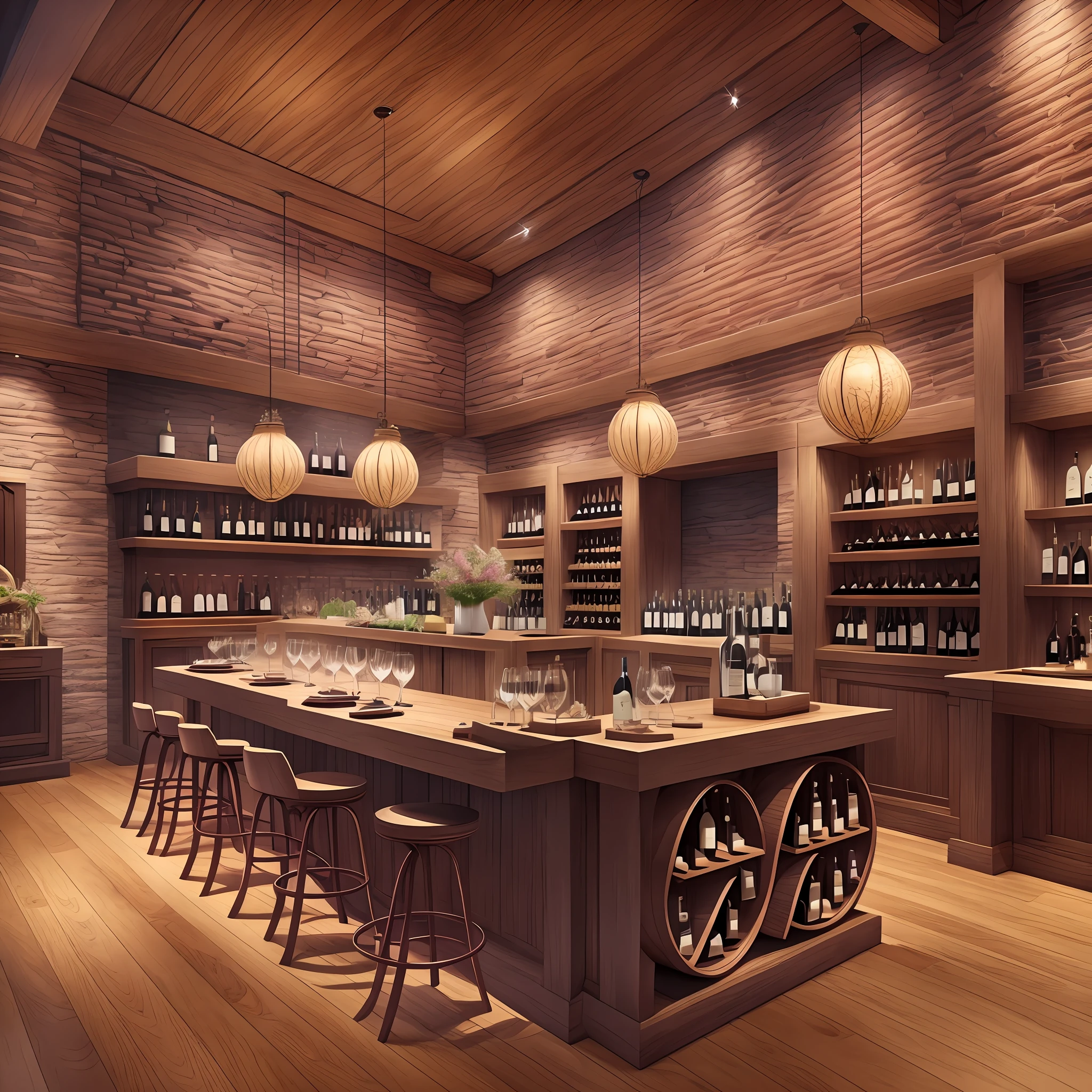 "Create an exclusive and creative logo for Foudre, a virtual wine store specializing in Argentine wines. The logo should incorporate elements that evoke wine and the concept of oak barrels. It should convey elegance, sophistication, and capture the essence of Argentine wine culture. The design should be distinctive, visually appealing, and reflect the quality and authenticity of the products offered. Feel free to explore imaginative ideas and symbols that represent wine, such as grapevines, wine glasses, oak barrels, or any other elements that showcase the spirit of Argentine wines. The logo should make a lasting impression on customers, conveying the passion and richness of the wines available at Foudre. Let your creativity flow and design a logo that will become the visual identity of our virtual wine store." --auto --s2