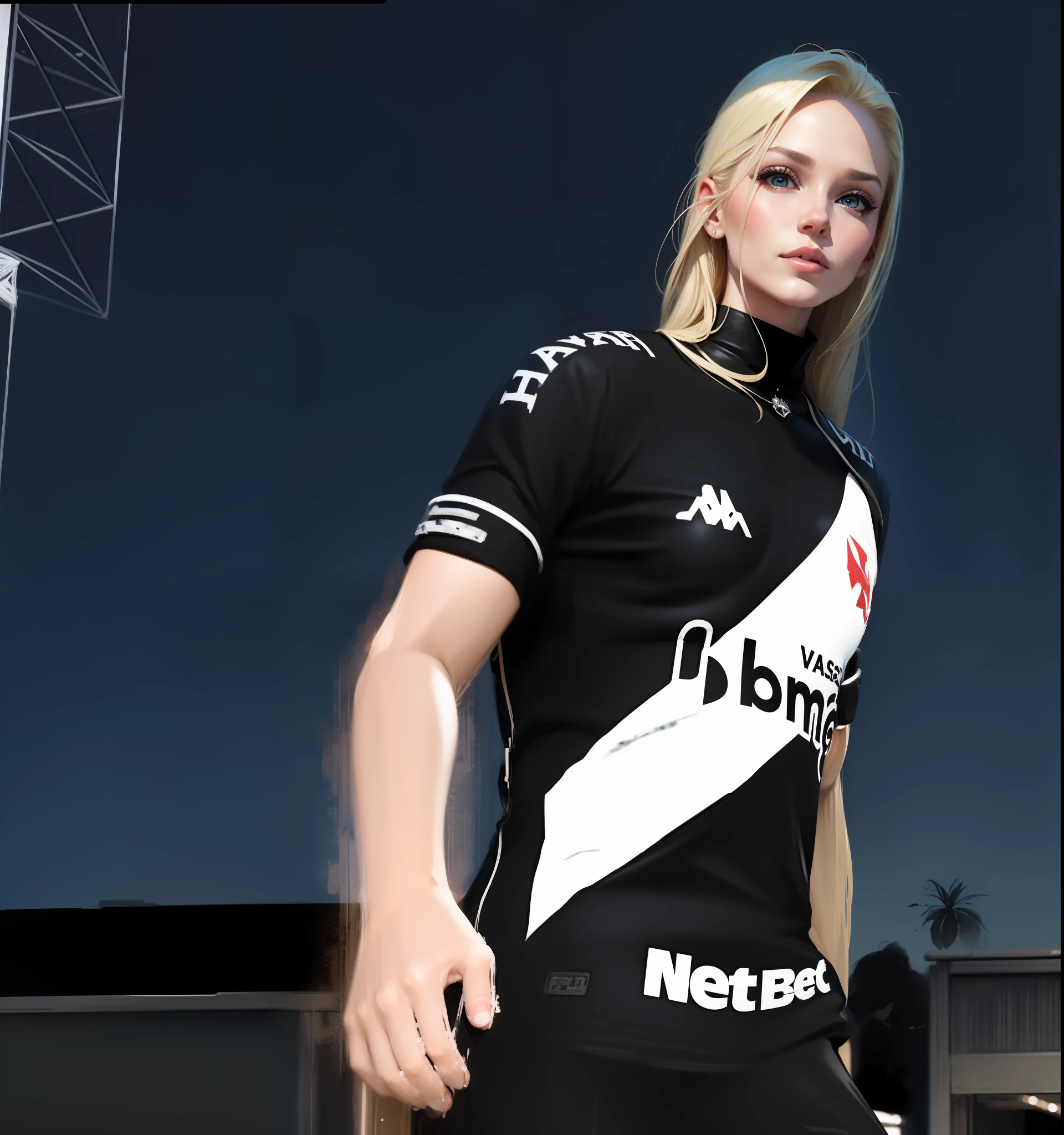 A realistic woman's face, perfair and without defects blonde and beautiful --auto --s2