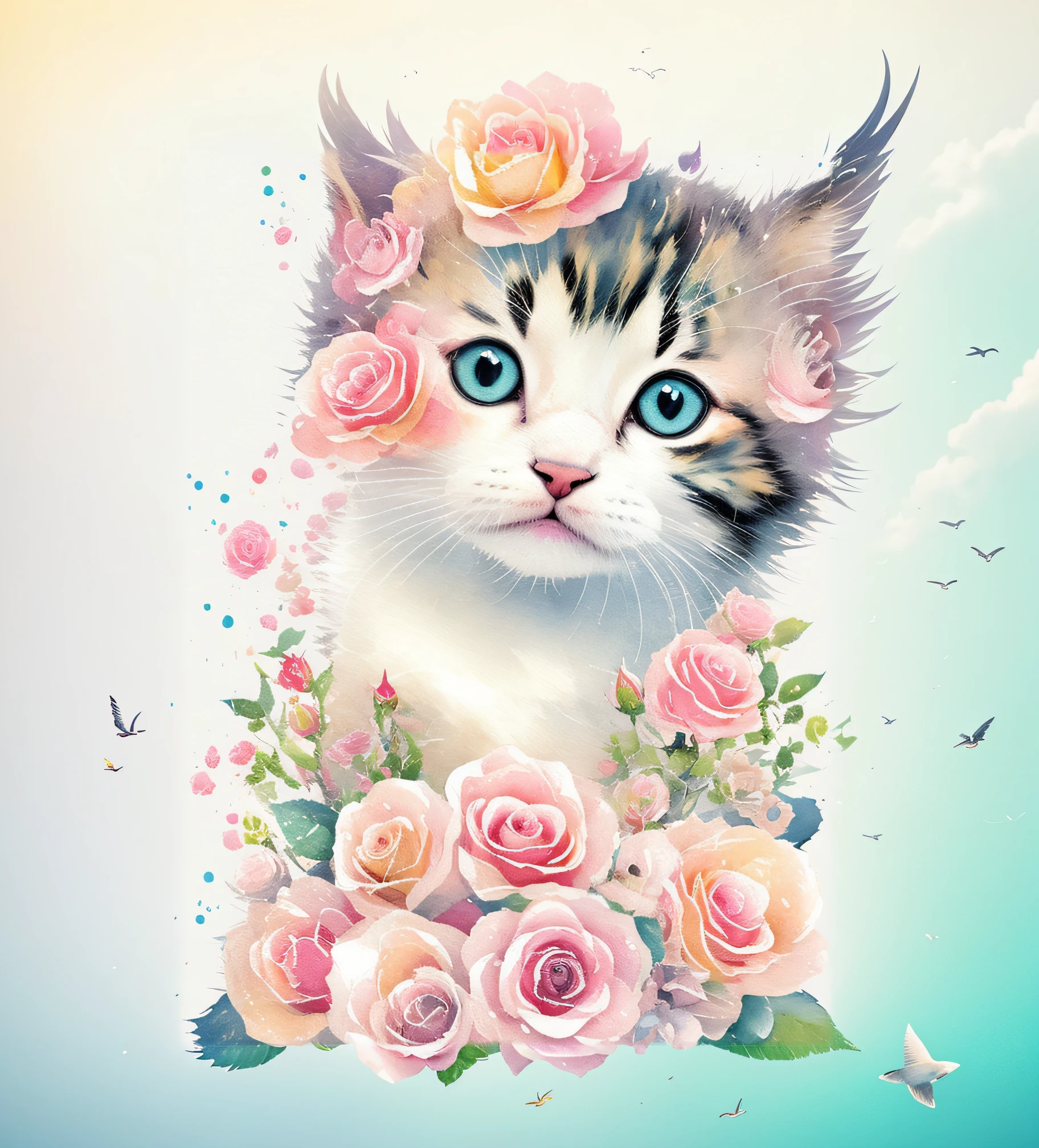 [
  "High-quality and ultra-detailed CG unity 8k wallpaper",
  "(best illumination, best shadow, an extremely delicate and beautiful)",
  "floating",
  "lovely scenery",
  "pastel color palette",
  "dreamlike atmosphere",
  "calm ocean",
  "(many flying drops of water:1.2)",
  "soft clouds",
  "a few seagulls in the distance"
].join(", ")