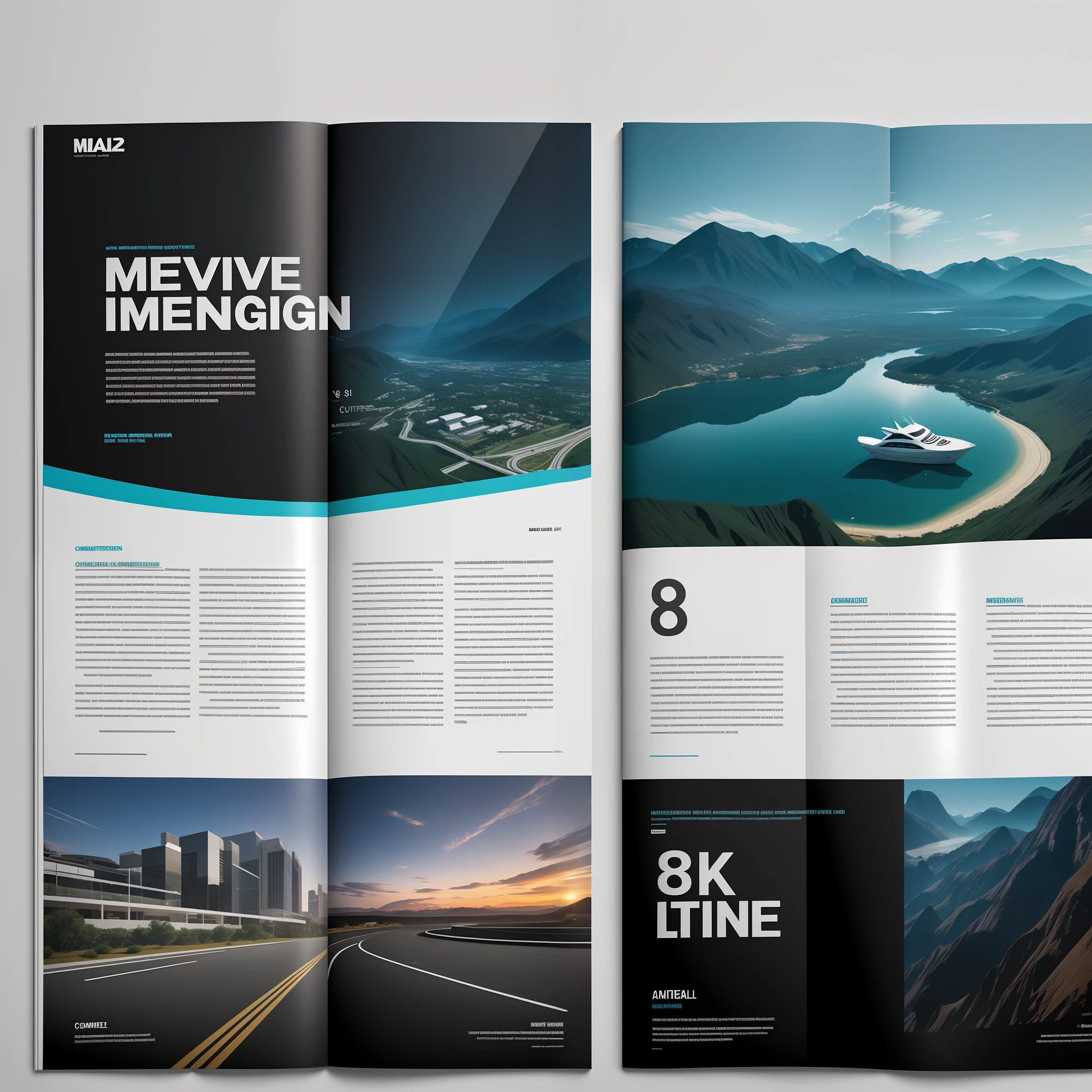 Magazine cover, commercial design, minimalist design, 8k, real, Unreal Engine --auto --s2