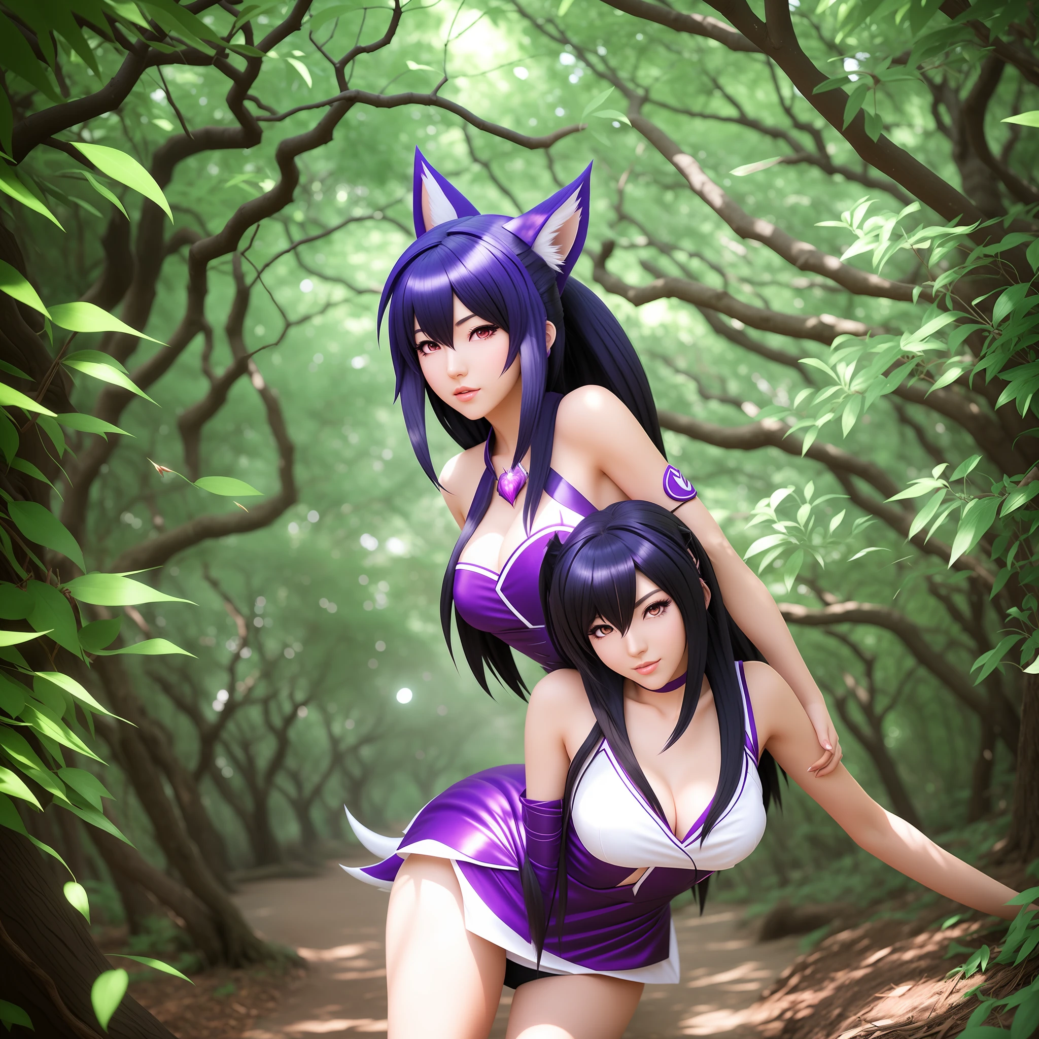 Ahri in a grove