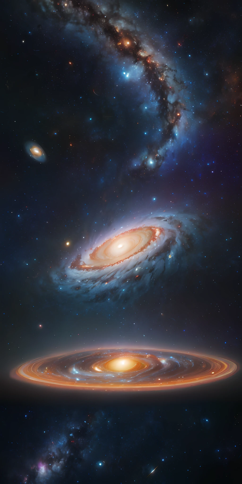 masterpiece, best quality, high quality, extremely detailed CG unity 8k wallpaper, Depth of Field, HDR,,Photorealistic,extremely detailed, Intricate, High Detail, universe, space, galaxy, stars, planets, astronomy, cosmos, celestial, nebula, black hole, solar system, cosmic rays, supernova, deep space, astronomical objects. multiverse, parallel universe