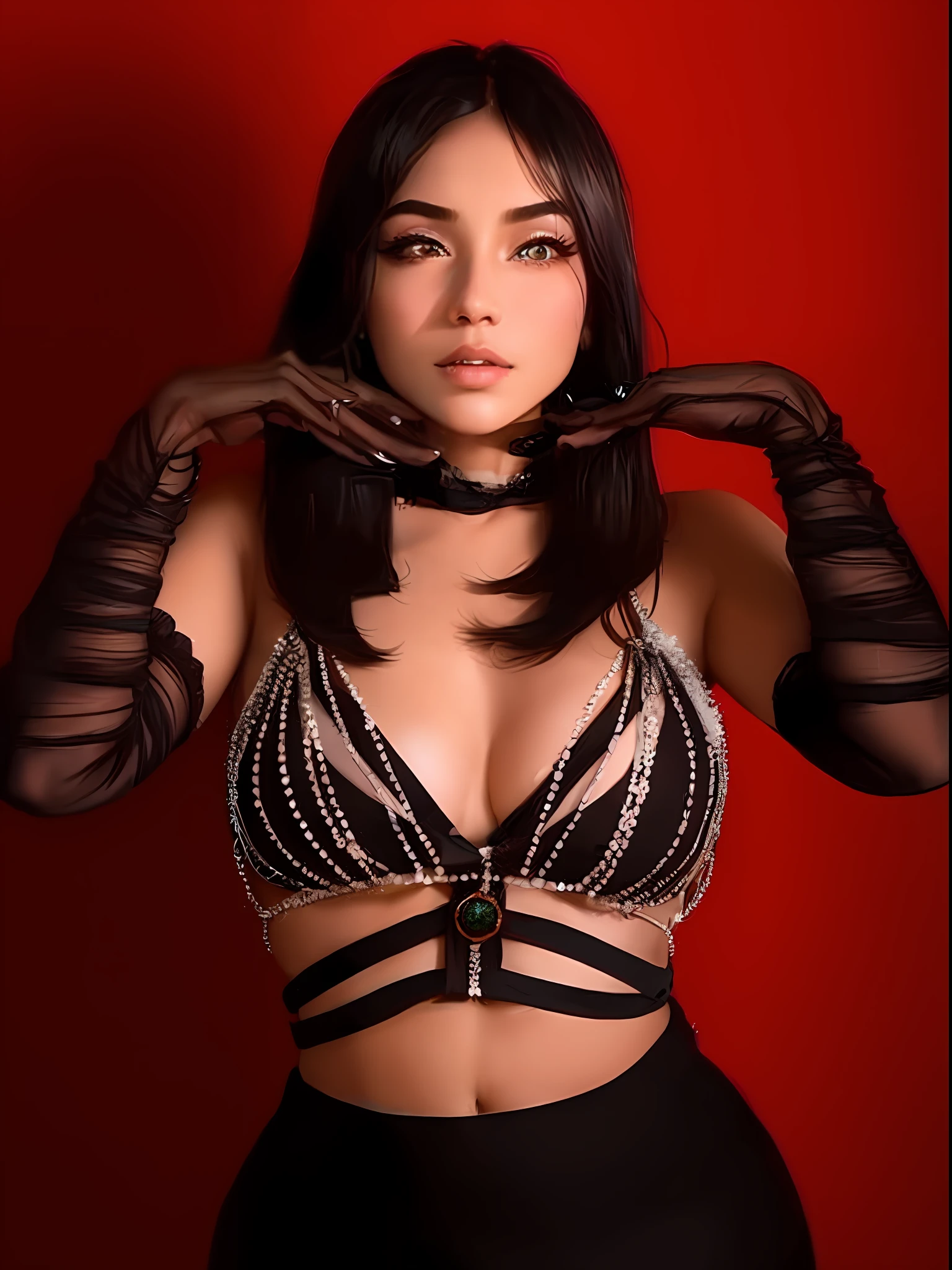 ((realistic:1.5)),((best quality)), ((masterpiece)),((detailed)), (1girl), {a beautiful female wearing a Sari}, (upper body:1.3),super-wide-angle lens,face focus, mature,sexy,toned muscles,long legs,curvy, barefoot, oversized firm breasts, open cleavage, drooping breasts, thick thighs,wide hips, thin legs, green eyes,long black hair,floting hair,long eyelashes, (detailed face,beautiful eye, detailed pupilss,detailed clothes features, clear background:1.3), (Bindi,Jhumkas:1.3), (Armlet, Haar, Payal,Maang Tikka,Jhumkas,Kamarband,Bangles:1.3), mysterious ancient ruin, lush forests, deep canyons,bridge,river,cliff,cloud, lakes,rock,waterfalls, flowers, grass, fog,vine,tree, smoke, best shadow,bright details,sharp,perfect composistion, Intricate, Sharp focus, dramatic, by Frank Frazetta,by Julie Bell,by Olivia De Berardinis,by Luis Royo,by boris vallejo, (specular lighting:1.3),rim light, princesses, playing, princesses playing with water, royal skimpy underwear, random royal color, laying on the floor, spooning her friend, hand on underwear, thirsty face, erotic face, lips open, almost undressed, underwear slid down, attended by servants, armed bodyguard, servant, gasping, breathing hard, fist clenched, visible slit, wet princess, princess with subjects