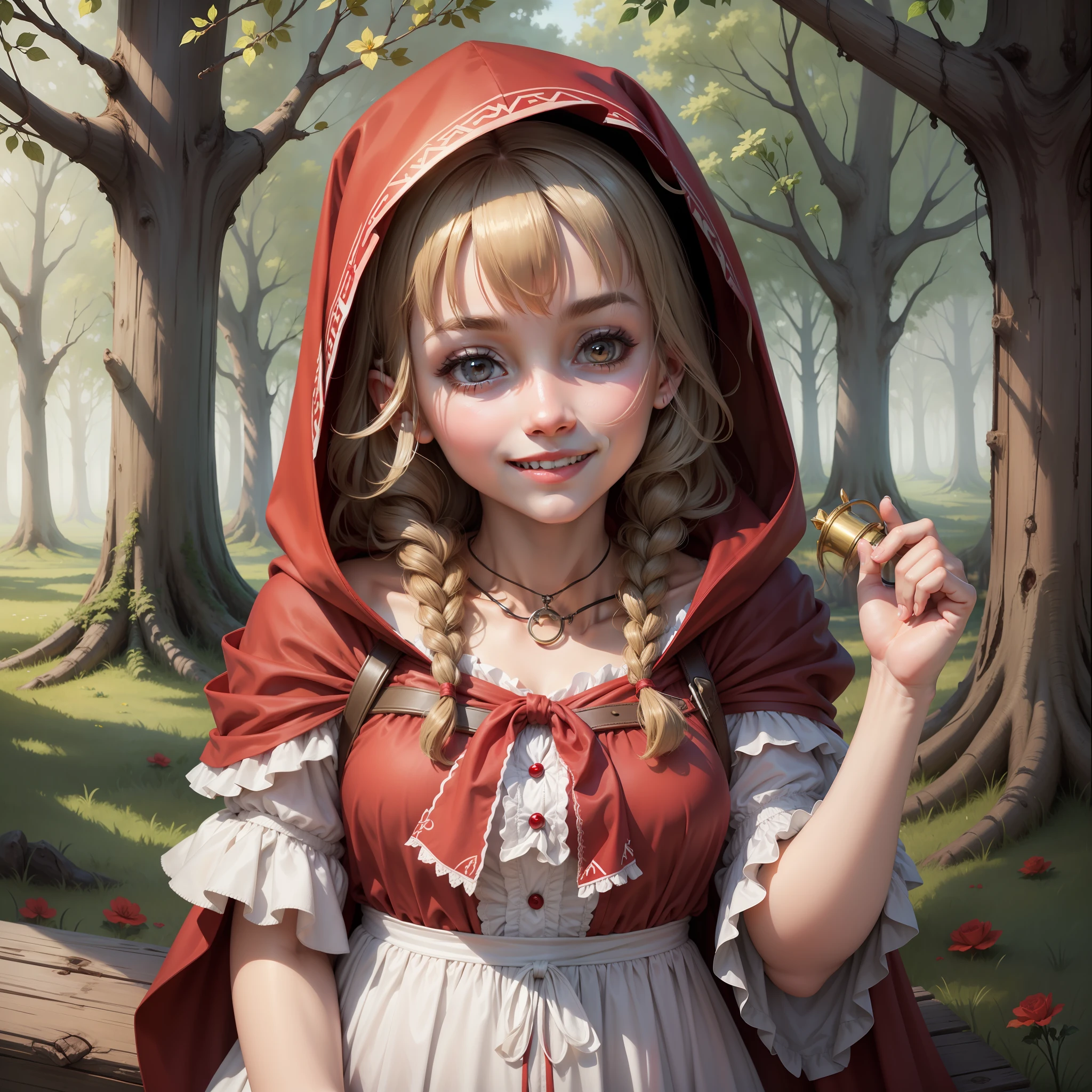 1 Beautiful Girl (Best Quality), Little Red Riding Hood, Rape, Rape, 18 Forbidden Images, Uplifted Smile,