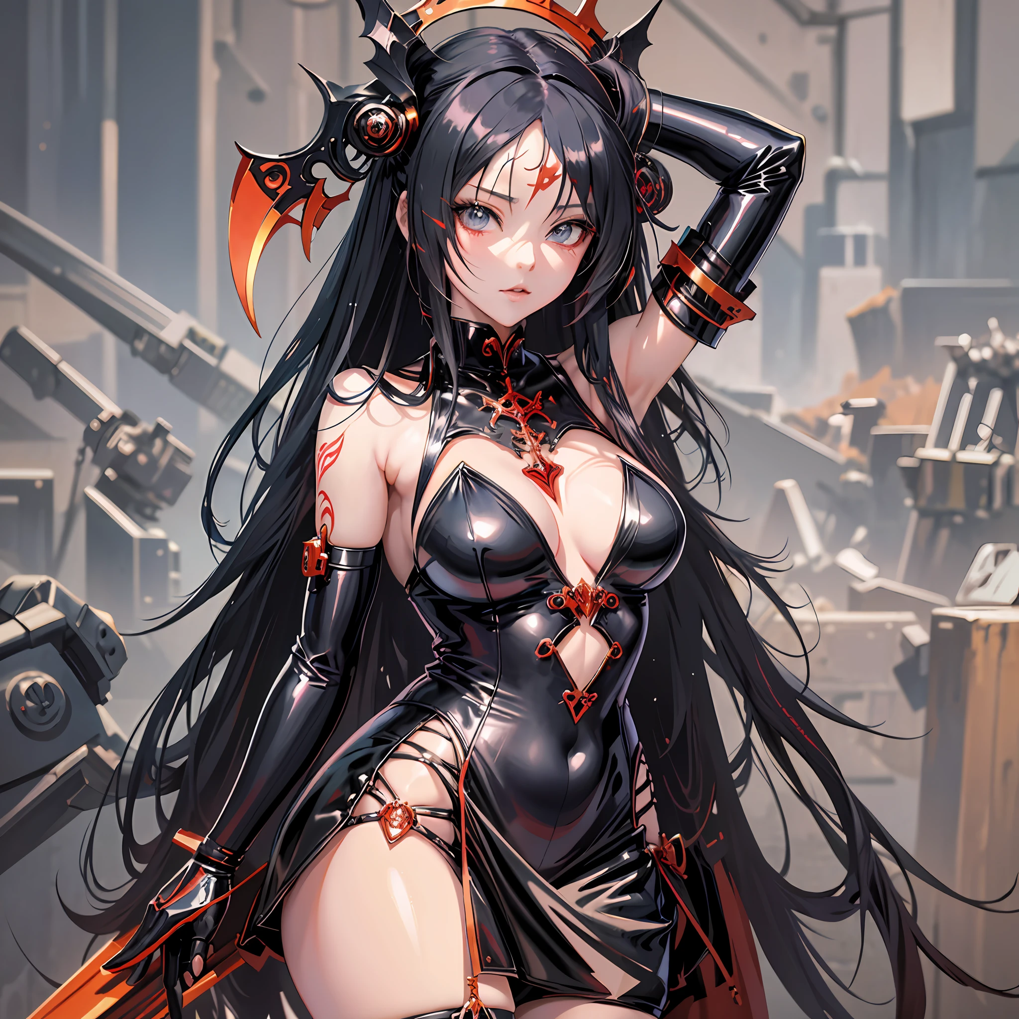 anime - style image of a sexy woman in a latex outfit, seductive anime girl, demon anime girl, beautiful succubus, extremely detailed artgerm, 2. 5 d cgi anime fantasy artwork, ig model | artgerm, beautiful alluring anime woman, fanart best artstation, advanced digital anime art, anime goddess, succubus in tight short dress