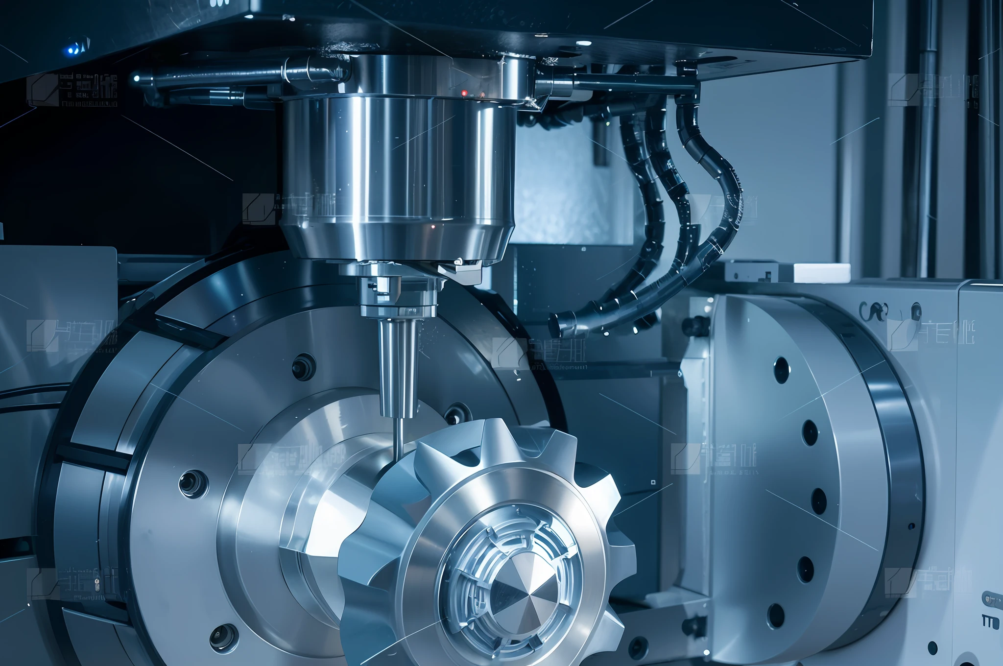 Machine close up with metal ball, precision mechanics, industrial machinery, mechanical parts, precision mechanics, mechanical parts, mechanical parts, high precision, robot machinery, robot machinery, detailed mechanical parts, machinery - parts, CAD cam cae, high quality product images", machinery, mechanical parts, manufacturing, complex machinery, mechanical details, titanium mechanical parts, mechanical engineering, no watermark --auto --s2