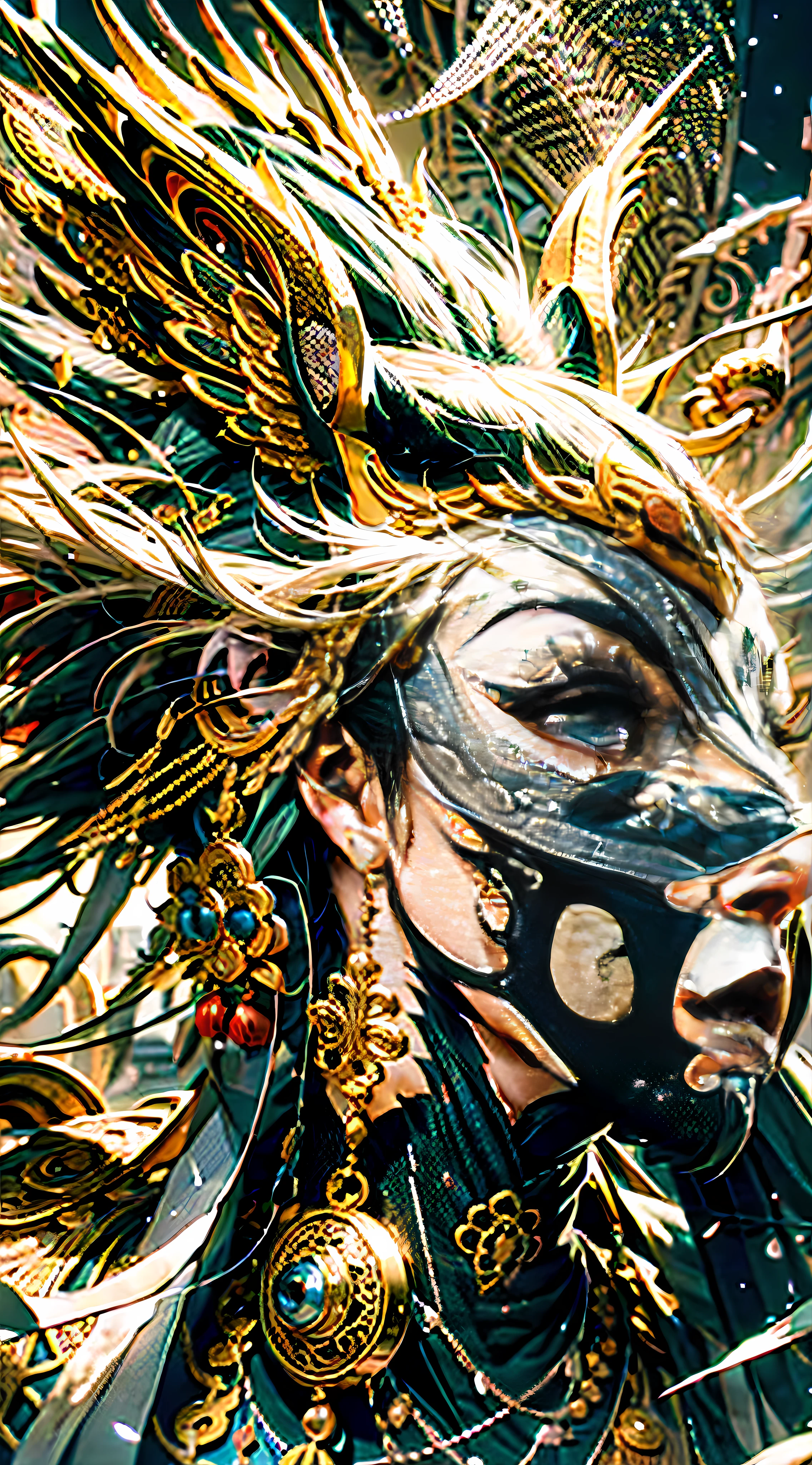 (vitality AND Chinese mythology AND ancient mythical beasts) 3D rendering, (masterpieceANDbest qualityANDhigh-detail) photography-grade performance, ultimate visual presentation, clear focus, strong depth of field.