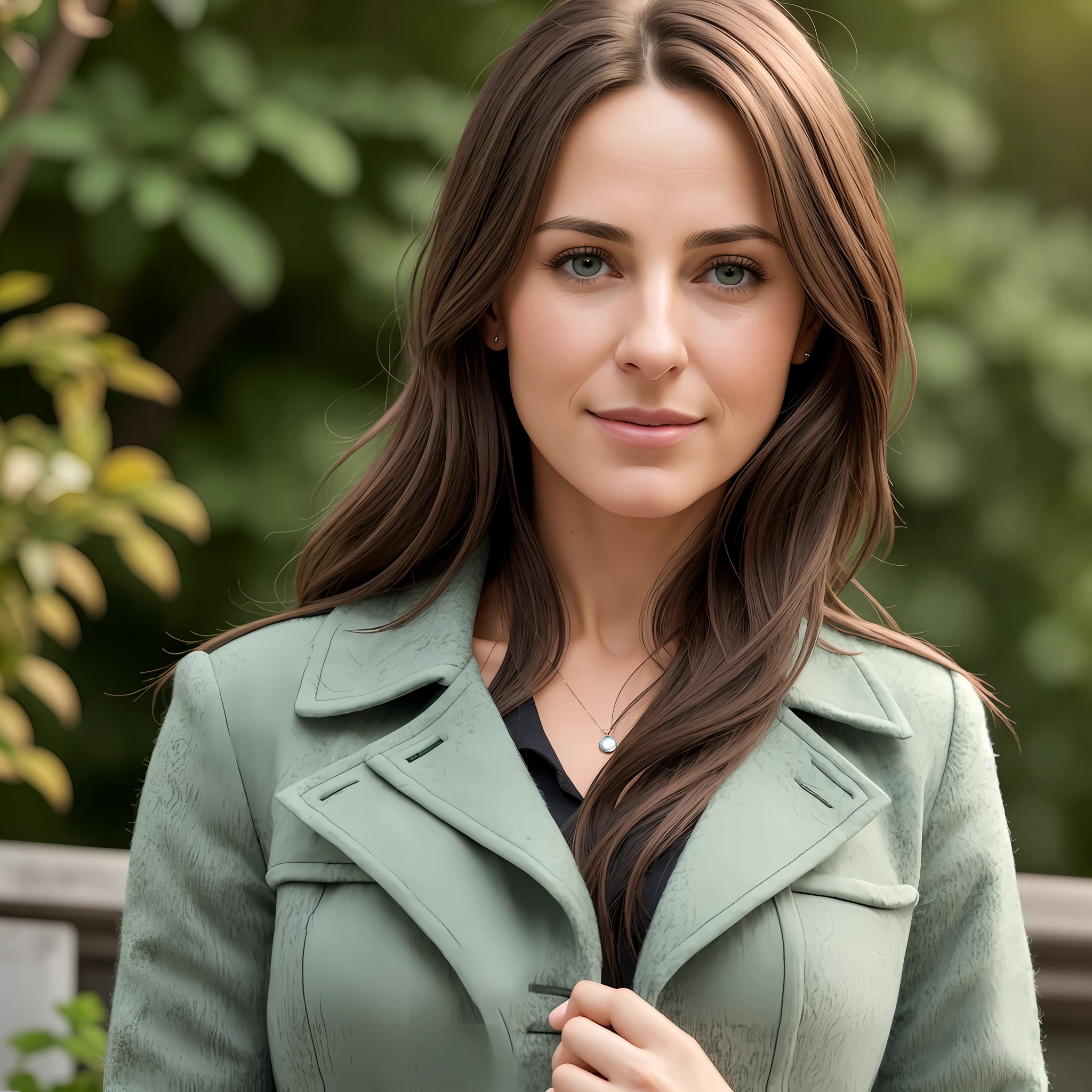 Mature woman, 30 years old, brown hair, european woman, full body in picture, zoom out, serious, beautiful, cool, realistic hair, green eyes, discreet pose, european eyes, medium construction, medium round ass, female suit, beautiful clothes, tight jeans, bar on cover, masterpiece, ultra high res, (photorealistic: 1.4), raw photo, ultra realistic, detailed background, refined, detailed, realistic face, detailed face, realistic skin, (RAW photo, best quality), extremely detailed, CG, unit, amazing, fine details, light smile, extremely detailed CG 8k wallpaper unit, huge file size, ultra-detailed, highres, absurdres, soft light, background photo