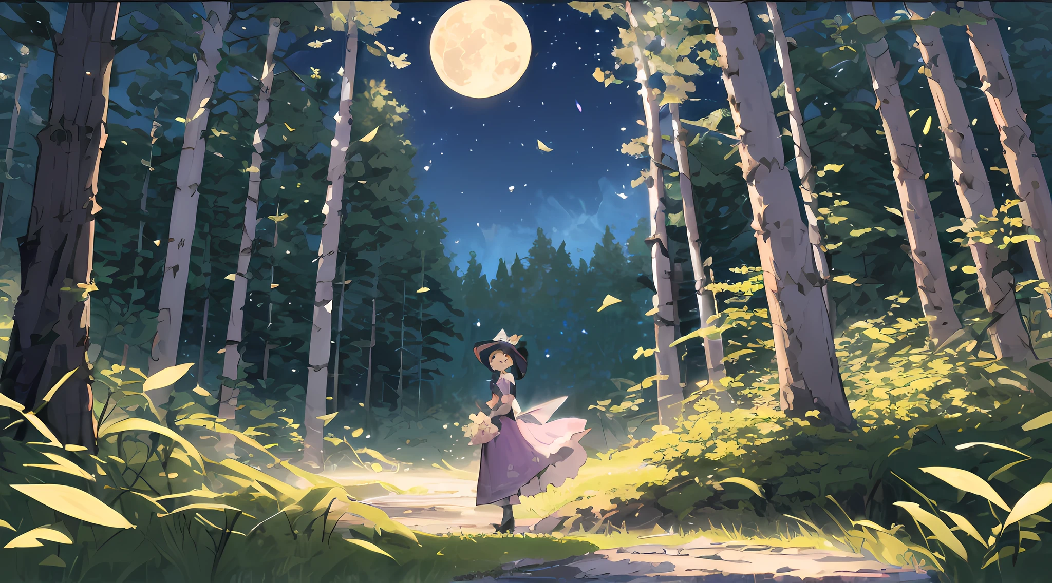 (Best quality),(masterpiece),(ultra detailed),(high detailed),(extremely detailed)"Twilight Serenade"
Subject: An enchanting anime scenery featuring a serene twilight setting in a mystical forest
Camera Equipment:
- Camera: Mirrorless camera with exceptional low-light performance
- Lens: Prime lens (e.g., 35mm) for capturing detailed scenery and characters
- Tripod: Sturdy tripod for stability during long exposures
Settings:
- Aperture: f/2.8 for shallow depth of field and soft bokeh
- Shutter Speed: 1/15 seconds for capturing the gentle motion and preserving details
- ISO: 400 for balancing image brightness and noise control in low-light conditions
Lighting:
- Soft, diffused twilight lighting with a hint of warm hues
- Subtle illumination from the moon and stars, casting a gentle glow on the scene
- Specks of magical light, reminiscent of fireflies, dancing around the forest
Composition:
- Perspective: Eye-level or slightly elevated view to immerse the viewer in the scene
- Focal Point: A clearing in the forest with a picturesque backdrop
- Framing: Overhanging tree branches and foliage framing the scene
Color Palette:
- Muted and atmospheric colors with a blend of cool and warm tones
- Hints of purples, blues, and pinks to capture the twilight ambiance
- Soft greens and earthy tones for the forest elements
Mood:
- Tranquil and peaceful atmosphere, evoking a sense of calm and introspection
- A touch of mystery and wonder, as if entering a hidden realm
- Melancholic yet serene, conveying a bittersweet beauty
Style:
- Anime-inspired with intricate character designs and expressive facial features
- Emphasis on the natural surroundings, portraying lush vegetation and detailed textures
- Soft and painterly aesthetics, enhancing the dreamlike quality of the scene
Additional Elements:
- Characters: Young couple holding hands, their silhouettes blending with the surroundings
- Luminescent flowers or mushrooms scattered across the forest floor, emitting a soft glow