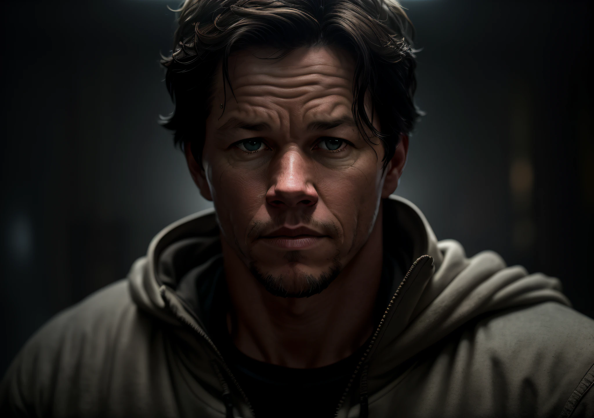 Mark Wahlberg , dark: realistic epic, soft cinematic portrait, adobe lightroom, photographic lab, highly detailed, faded, (neutral colors: 1.2), (hdr: 1.4) , (soft colors:1.2), hyperdetailed, (artstation:1.4), cinematic, warm lights, dramatic light, (intricate details:1.1), complex background, (rutkowski:0.66), (blue and orange:0.4)