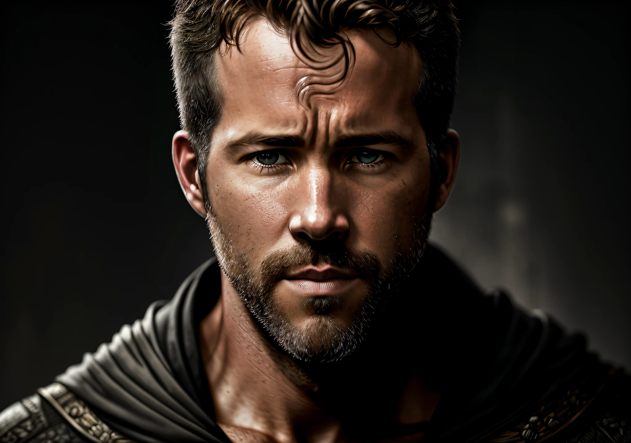 Ryan Reynolds , dark: realistic epic, soft cinematic portrait, adobe lightroom, photographic lab, highly detailed, faded, (neutral colors: 1.2), (hdr: 1.4) , (soft colors:1.2), hyperdetailed, (artstation:1.4), cinematic, warm lights, dramatic light, (intricate details:1.1), complex background, (rutkowski:0.66), (blue and orange:0.4)
