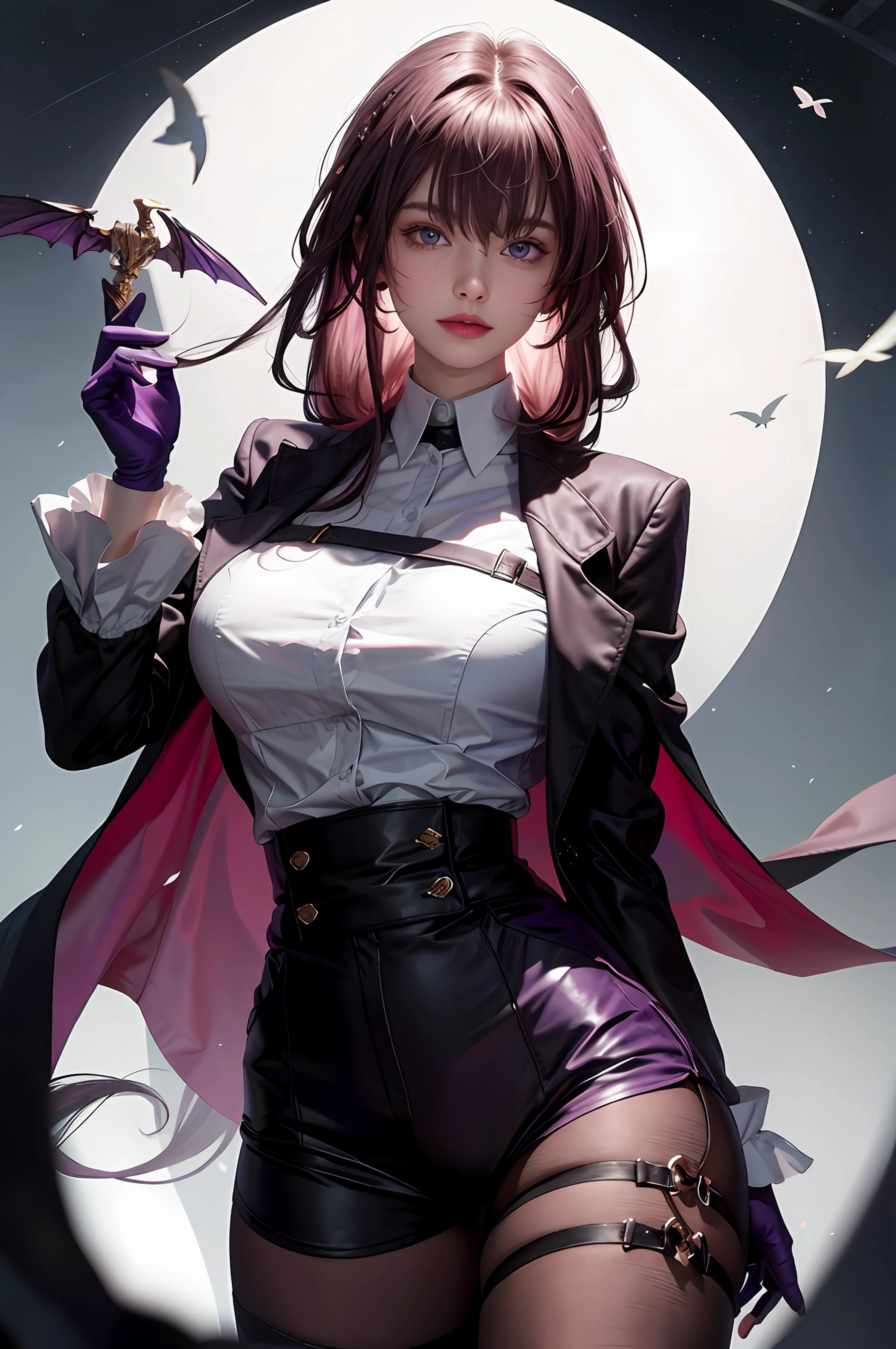 purple eyes