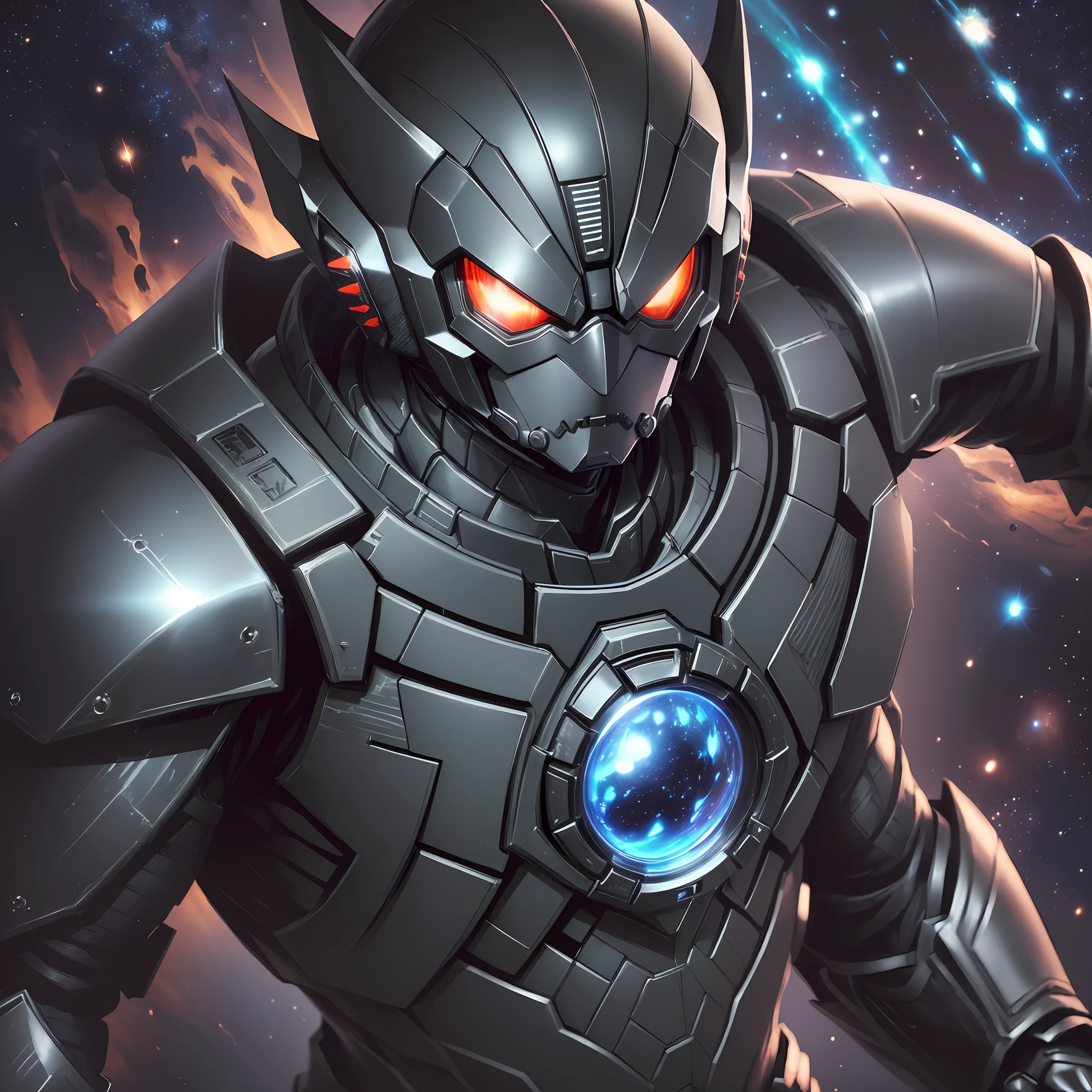 ((A person in a very dark black suit, Kamen rider Ryuga style) 1.5), ((sharp black armor, stealth armor) 1.3), Tokusatsu, Dark, ((Environment: Outer space with planet in the background) 1.4), UHD, 16K, ((armored uniform) 1.5) --auto --s2
