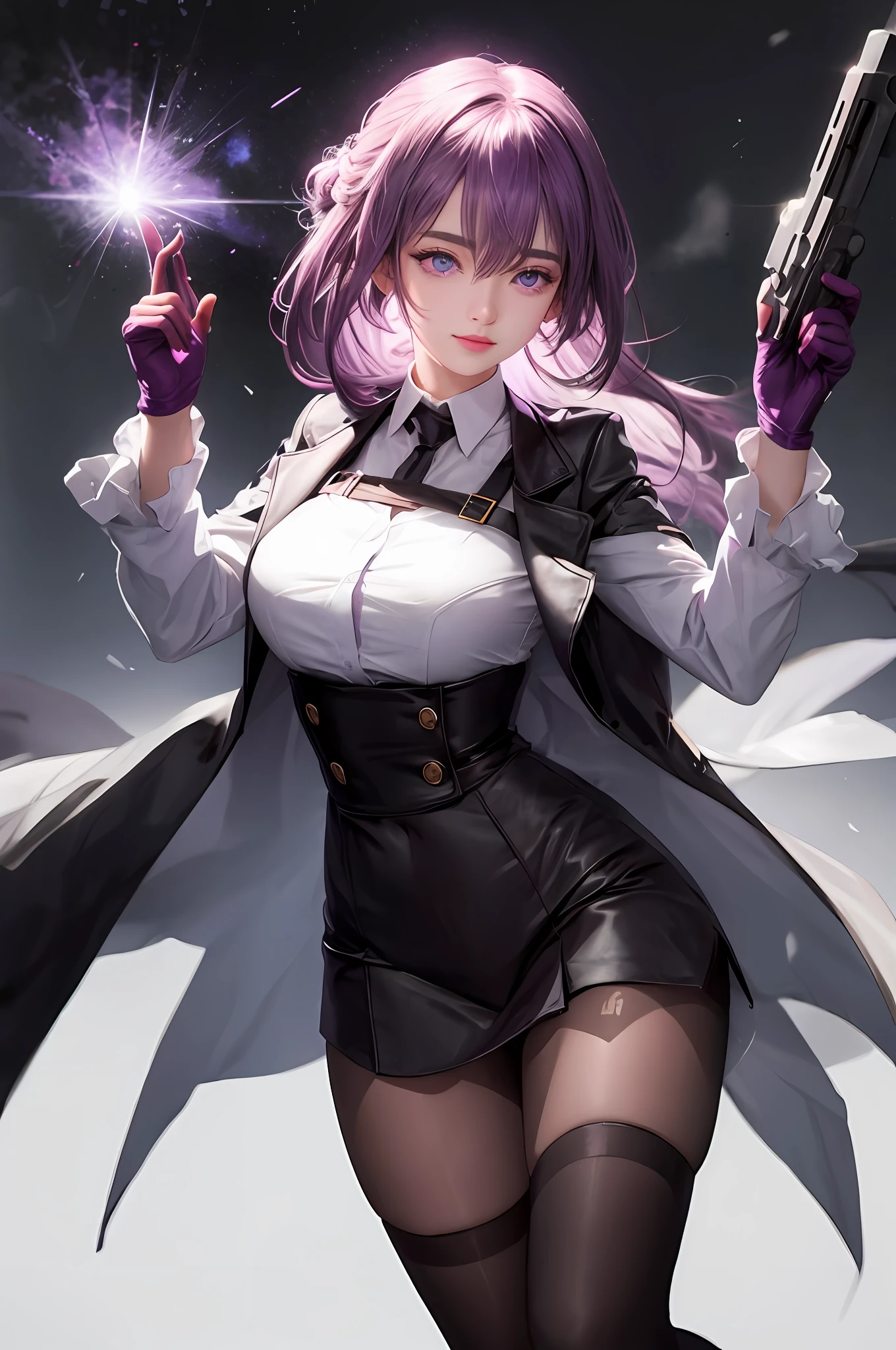 purple eyes
