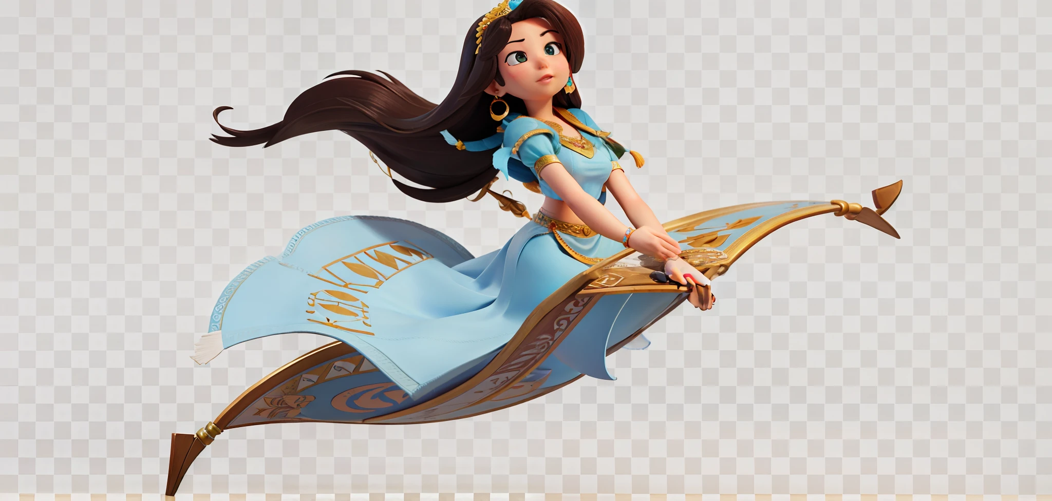 Jasmine on flying carpet