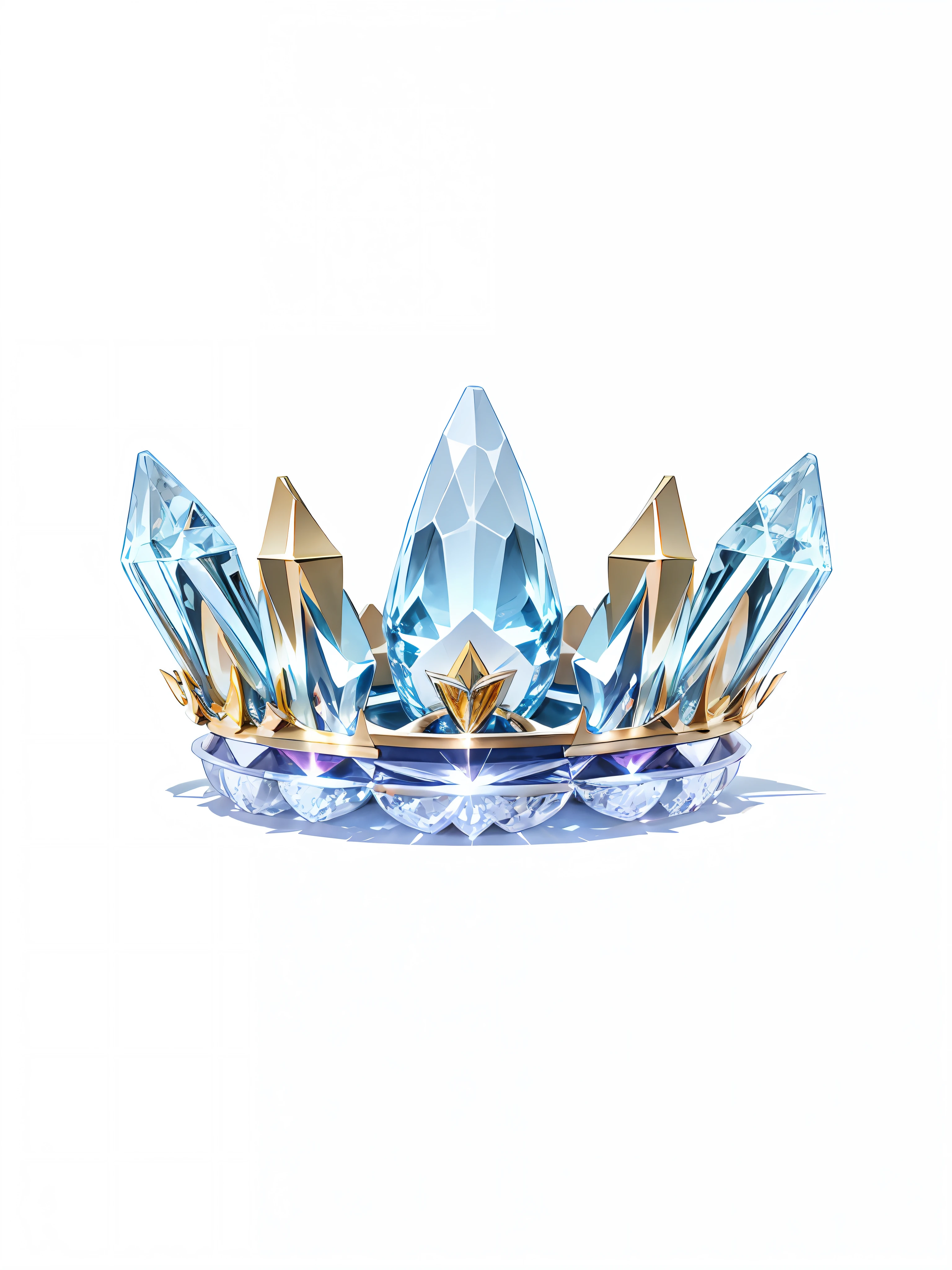 8k, (crown close-up), positive perspective!! , with a gold + diamond crown on a white background, diamond wings!! ,((((Game Crown)))),((Gold + Diamond Crown)),((Left and Right Symmetrical Crown)),((Streamlined Crown)))),(Slender Crown))),Gorgeous, Colorful, Complex Diamonds, Ultra Realistic Fantasy Crown, Crystal Crown, White Laser Crown, Crystal Corolla, Floating Crown, (Ray Tracing), (Clean Background)), Crown, Flower Corolla, Crown, Giant Diamond Crown, Diamond Headgear, Amazing Flower Corolla, Diamond Crown --auto --s2