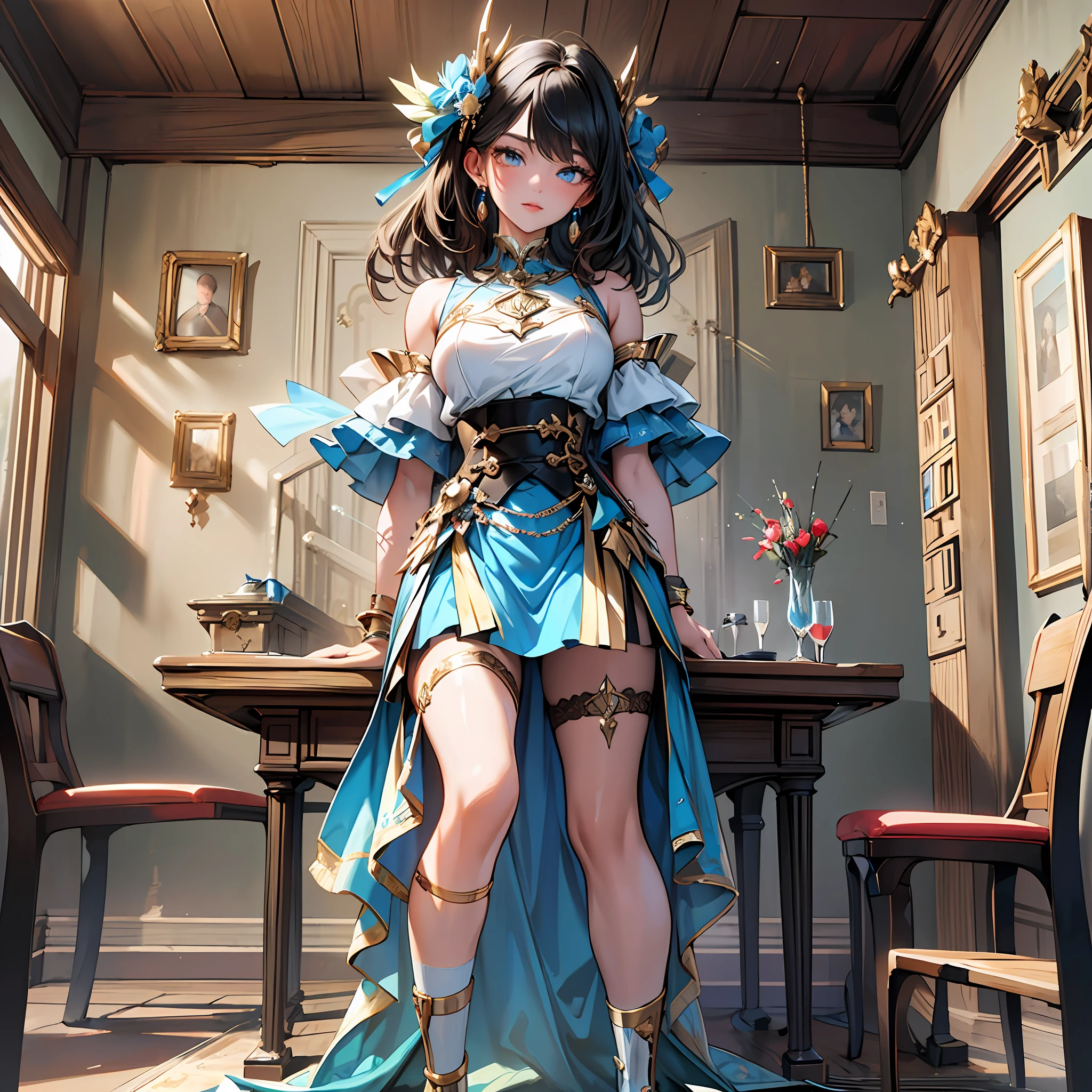 (8k), (best quality), (masterpiece: 1.2), (realistic), (photorealistic: 1.37), ultra detailed, one girl, viewer watching, full body, 28 years old