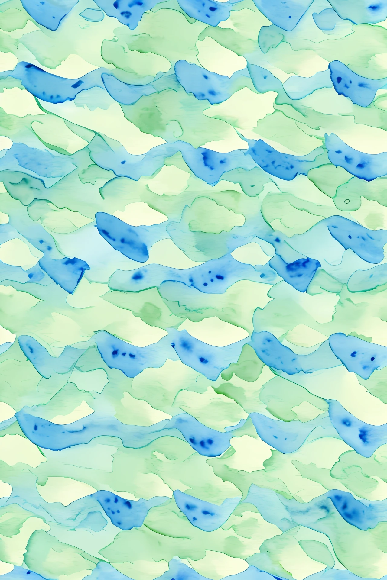 Watercolour seamless pattern with solt