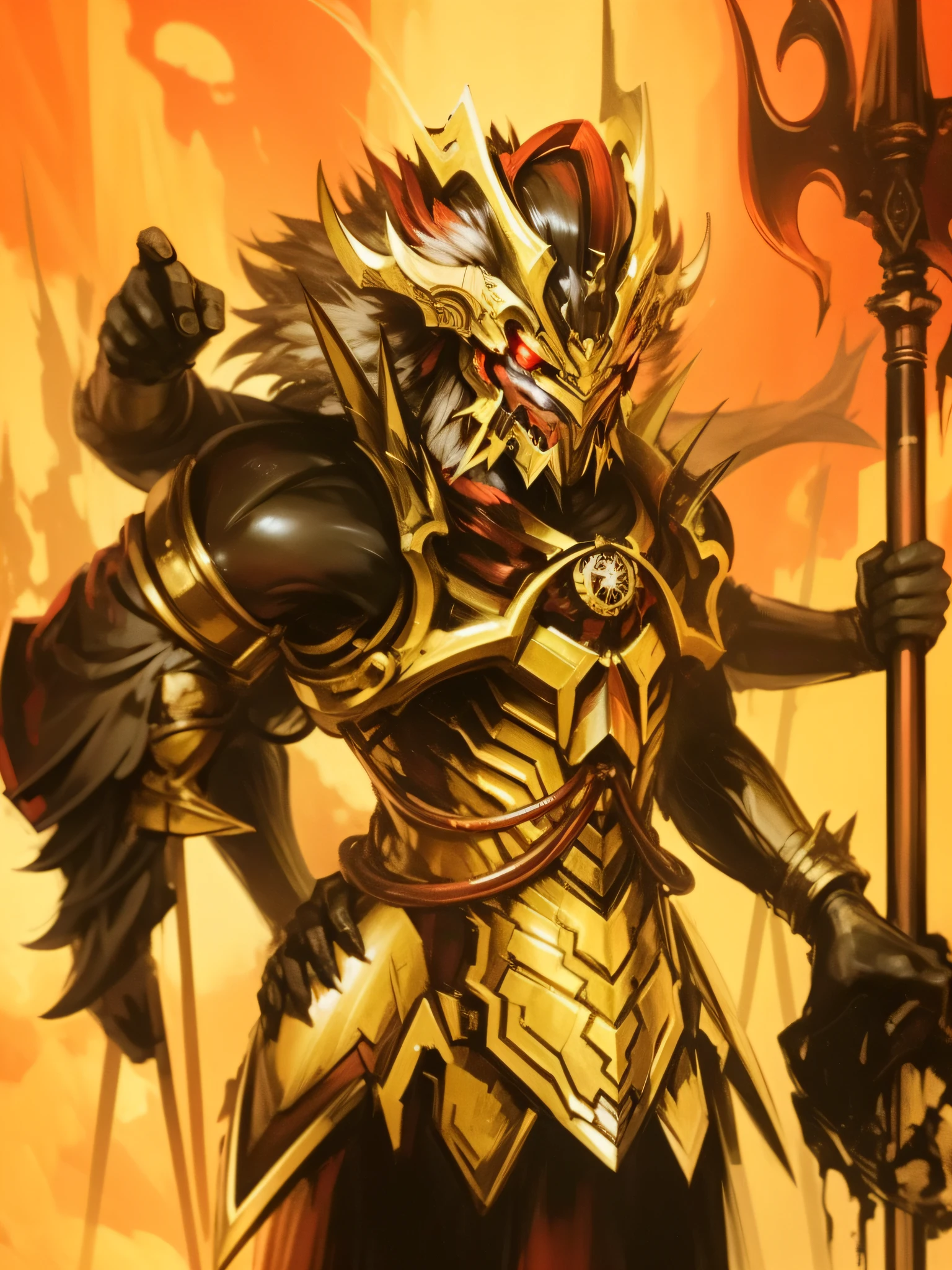 High definition, mighty and domineering, red eyes --auto --s2