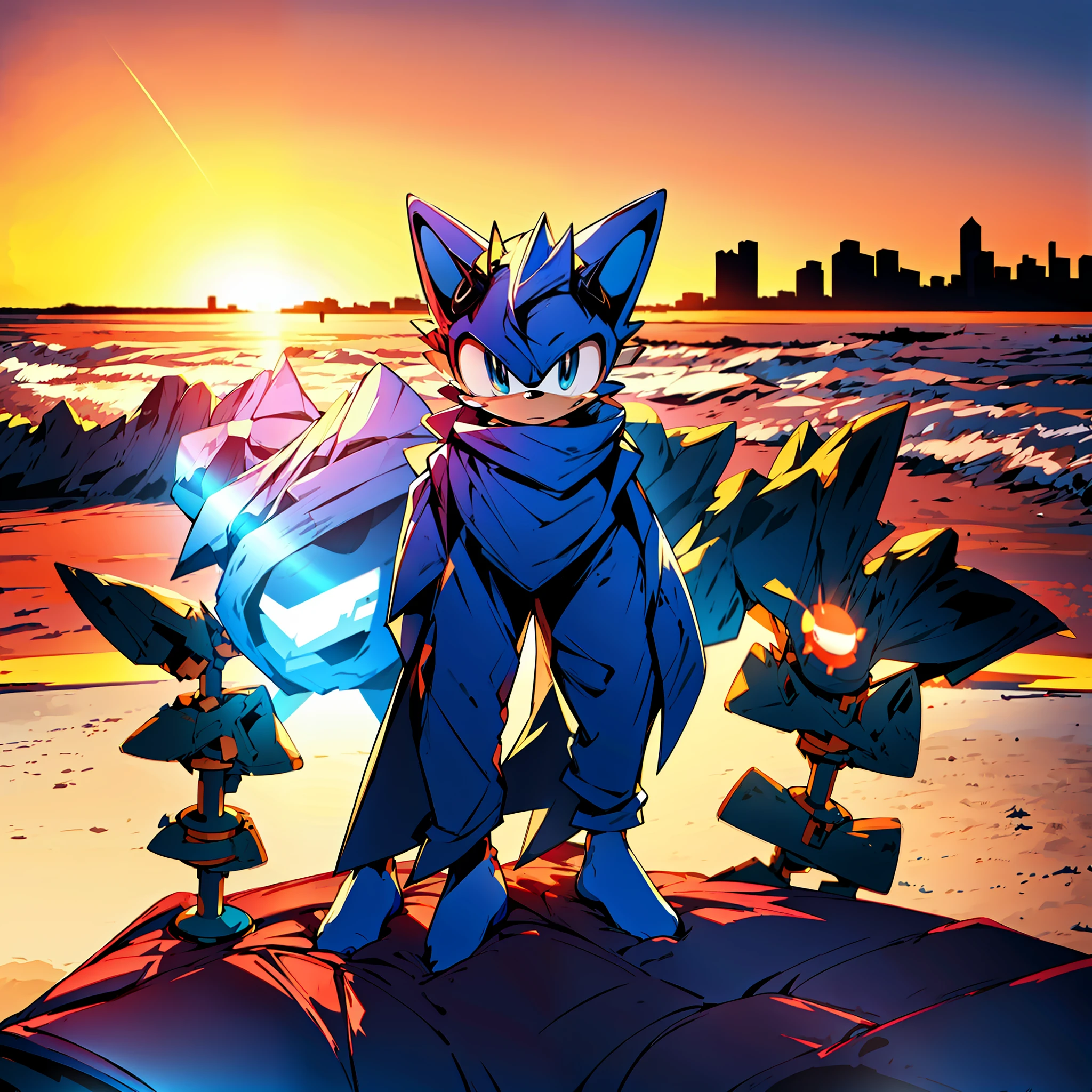 sonic the hedger on the beach at sunset, sonic the hedgehog in a surreal, from sonic, in the new action-movie sonic, sonic hedgehog, movie sonic, sonic the hedgehog, sonic, portrait of sonic the hedgehog, sonic game, sanic, sonic the hedgehog illustration, hd wallpaper, sonic oc, sonic power, 3840x2160