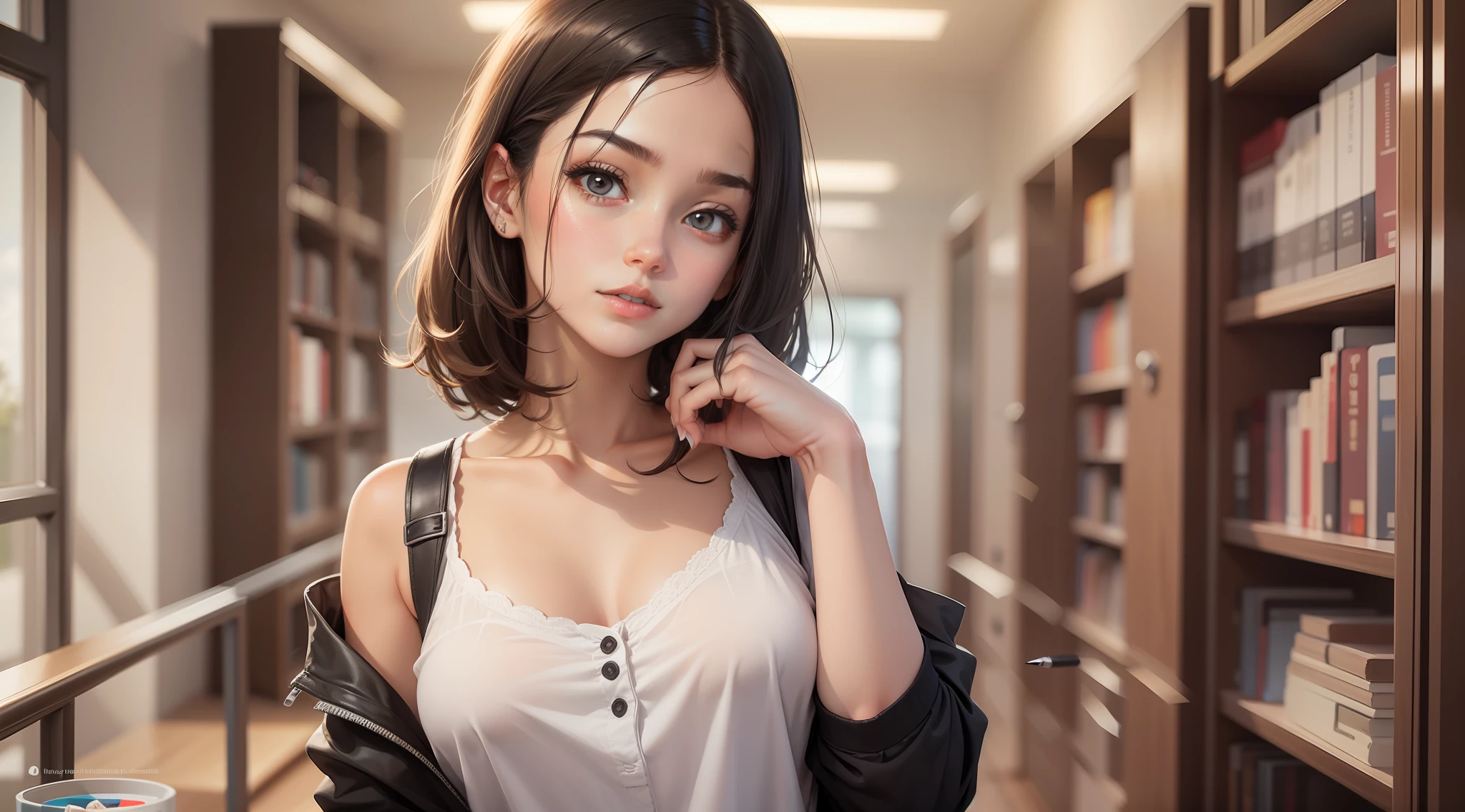 Replace the graphite with the background image, background shelf color