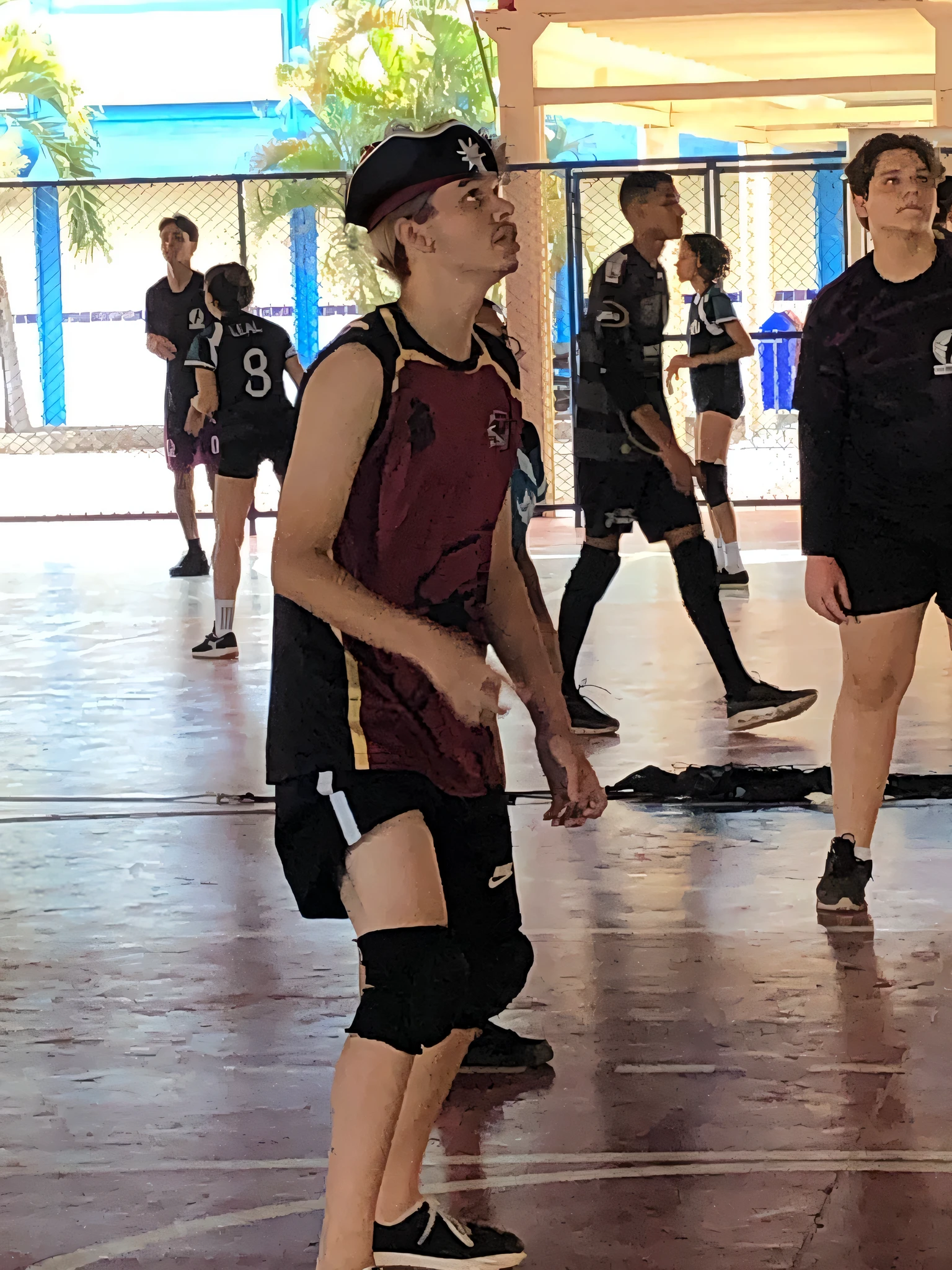 Putting on a pirate hat --auto --s2