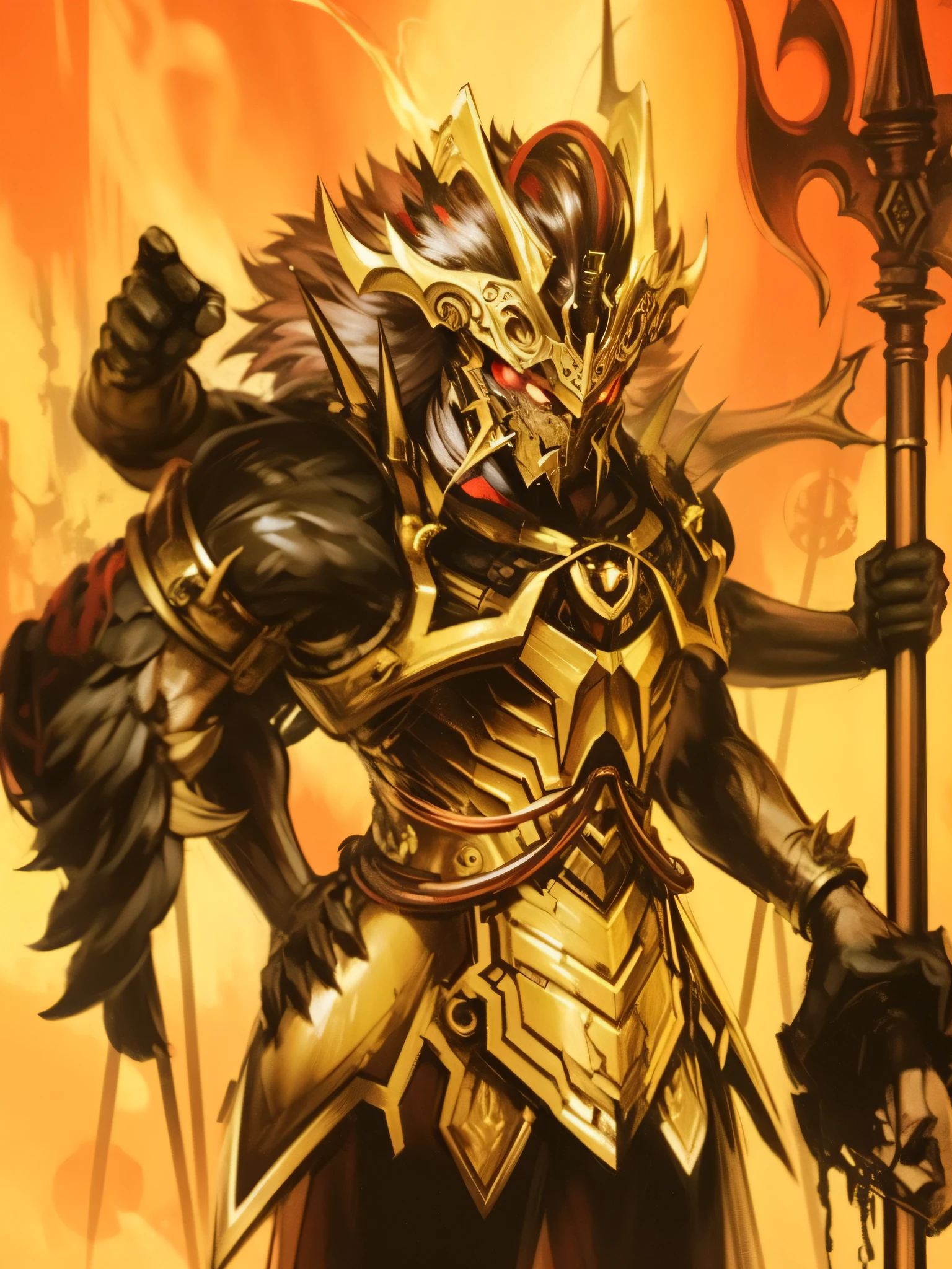 High definition, mighty and domineering, red eyes --auto --s2