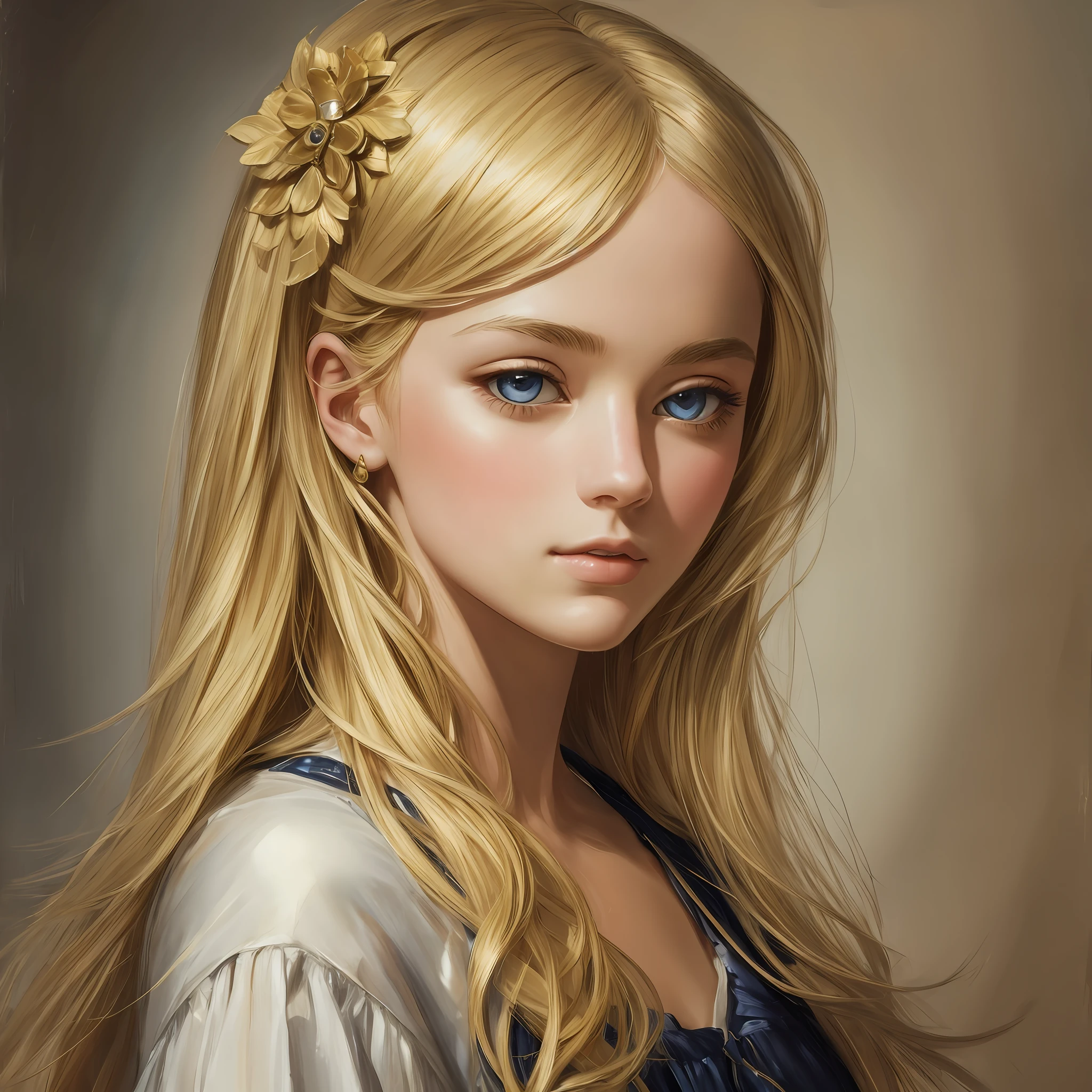 Masterpiece, Superb Girl, Best Girl, Best Beauty, World Masterpiece Theater, Super Fine, Extreme Quality, Extreme Quality, Blonde, High Resolution, Extreme Quality, 1girl, Extreme Quality, Illustration, Looking at the Audience, Impasto,, Realistic, Realist,Real, --auto --s2
