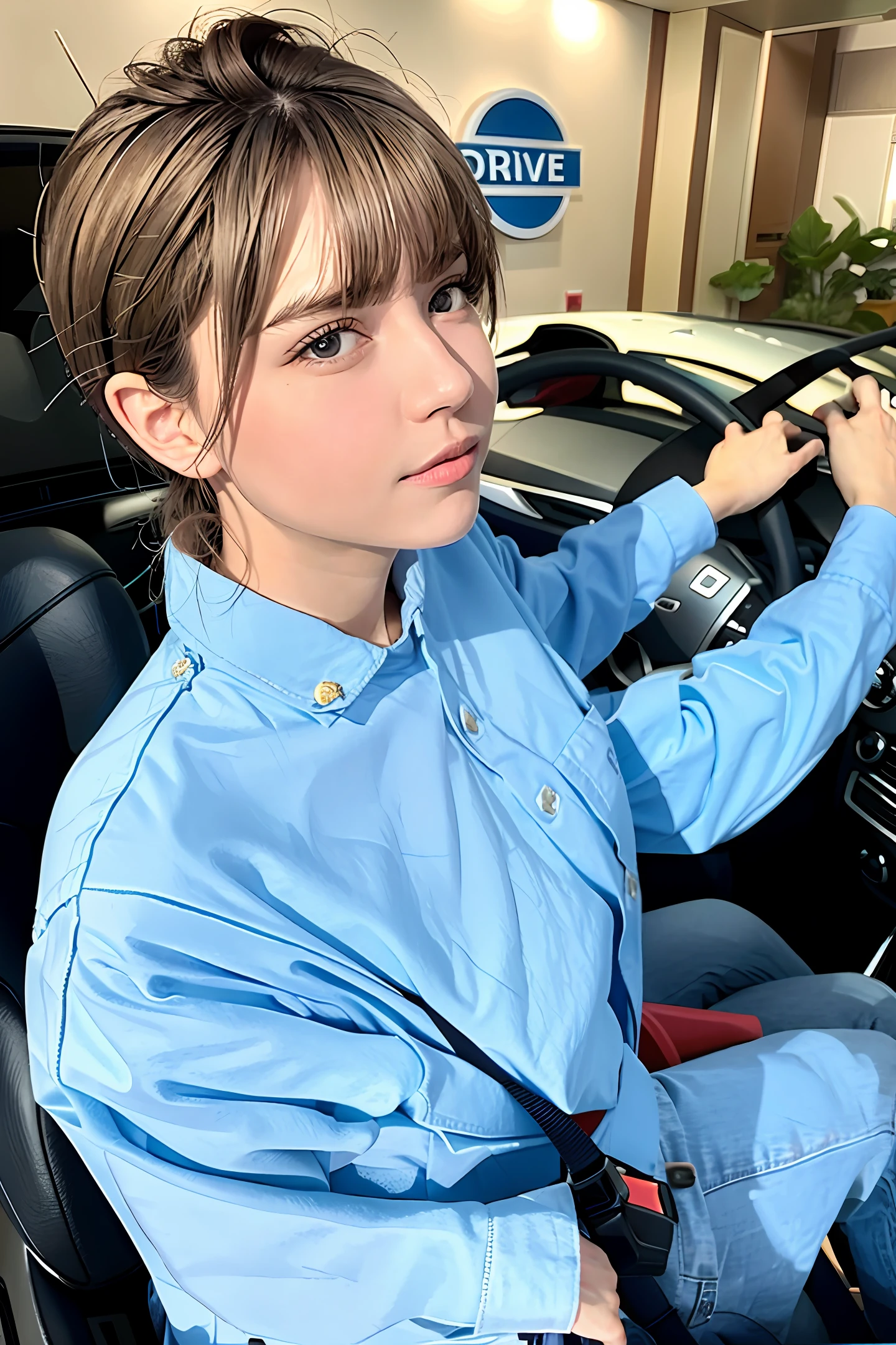 Create Driving School logo Right direction