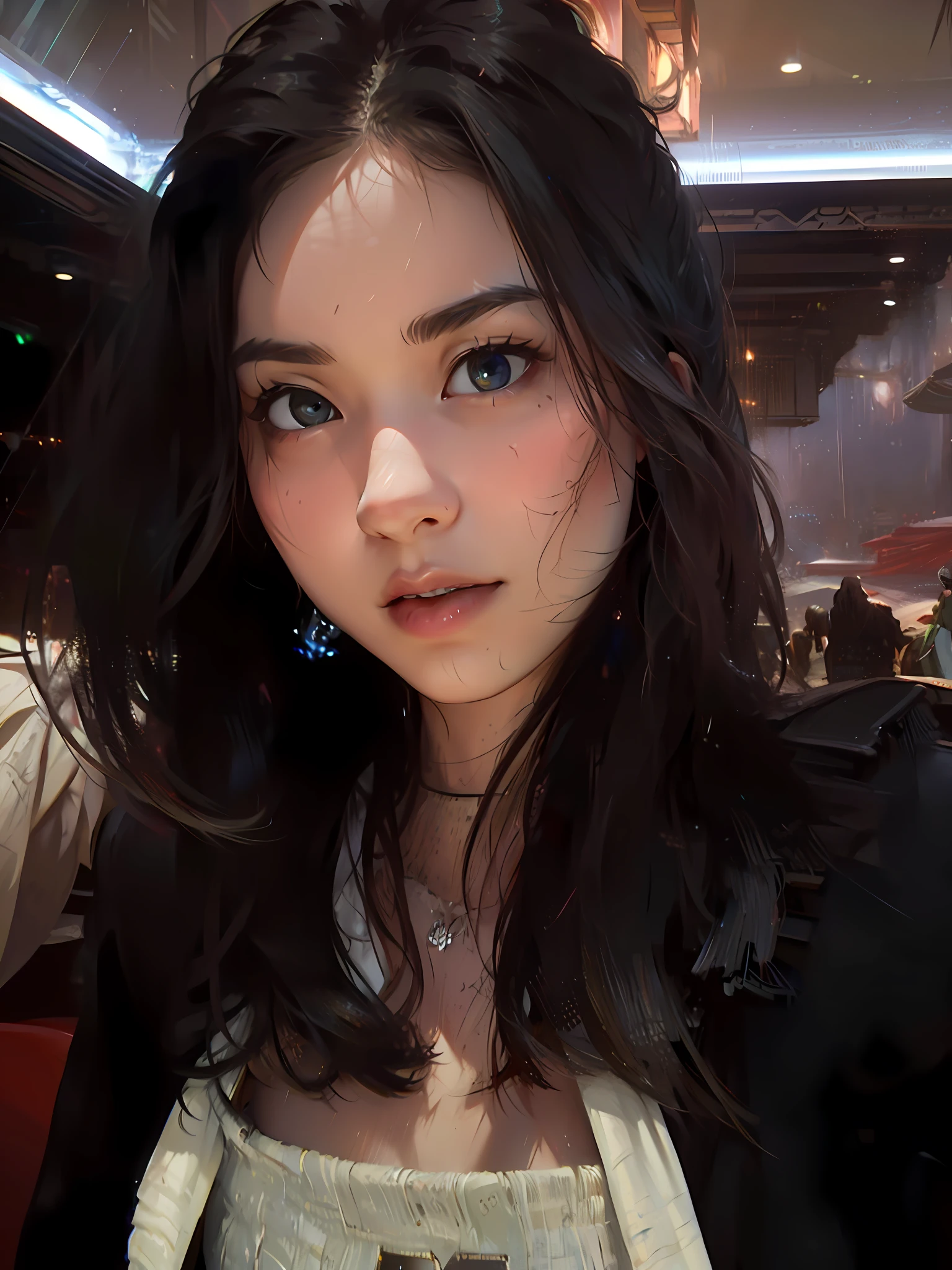 (Best Quality), ((Masterpiece), (Detail: 1.4), 3D, A Beautiful Female Figure, HDR (High Dynamic Range), Ray Tracing, NVIDIA RTX, Super-Resolution, Unreal 5, Subsurface Scattering, PBR Texture, Post-processing, Anisotropic Filtering, Depth of Field, Maximum Clarity and Sharpness, Multi-layer Texture, Albedo and Highlight Mapping, Surface Coloring, Accurate Simulation of Light-Material Interactions, Perfect Proportions, Octane Render, Bicolor Light, Large Aperture, Low ISO, White Balance, Rule of Thirds, 8K RAW,