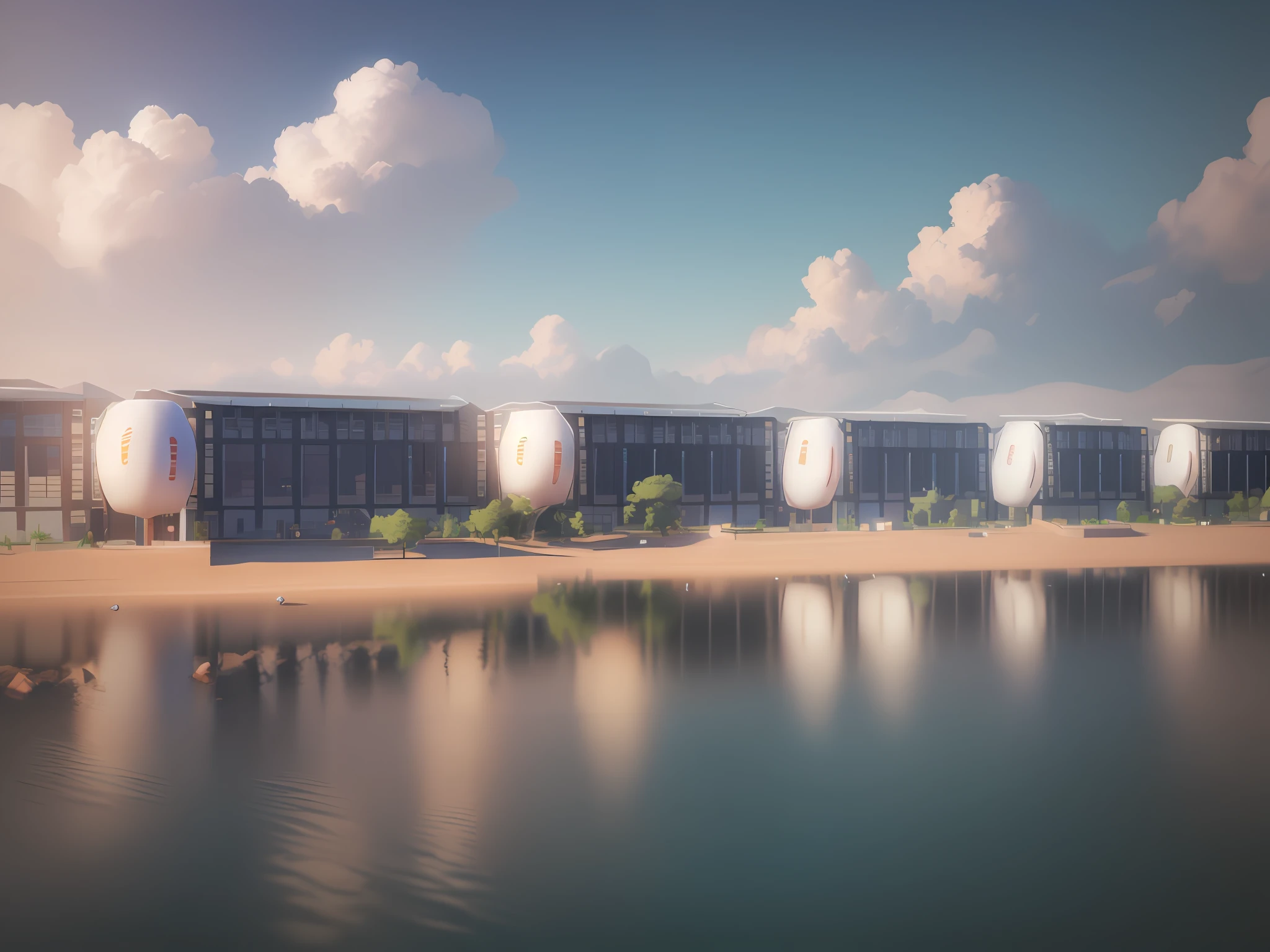 (isometric 3D),(masterpiece), (极其详细的CG unity 8k壁纸), (best quality), (best illustration), (best shadow), a cute,A long building, octane render,ray tracing,超详细