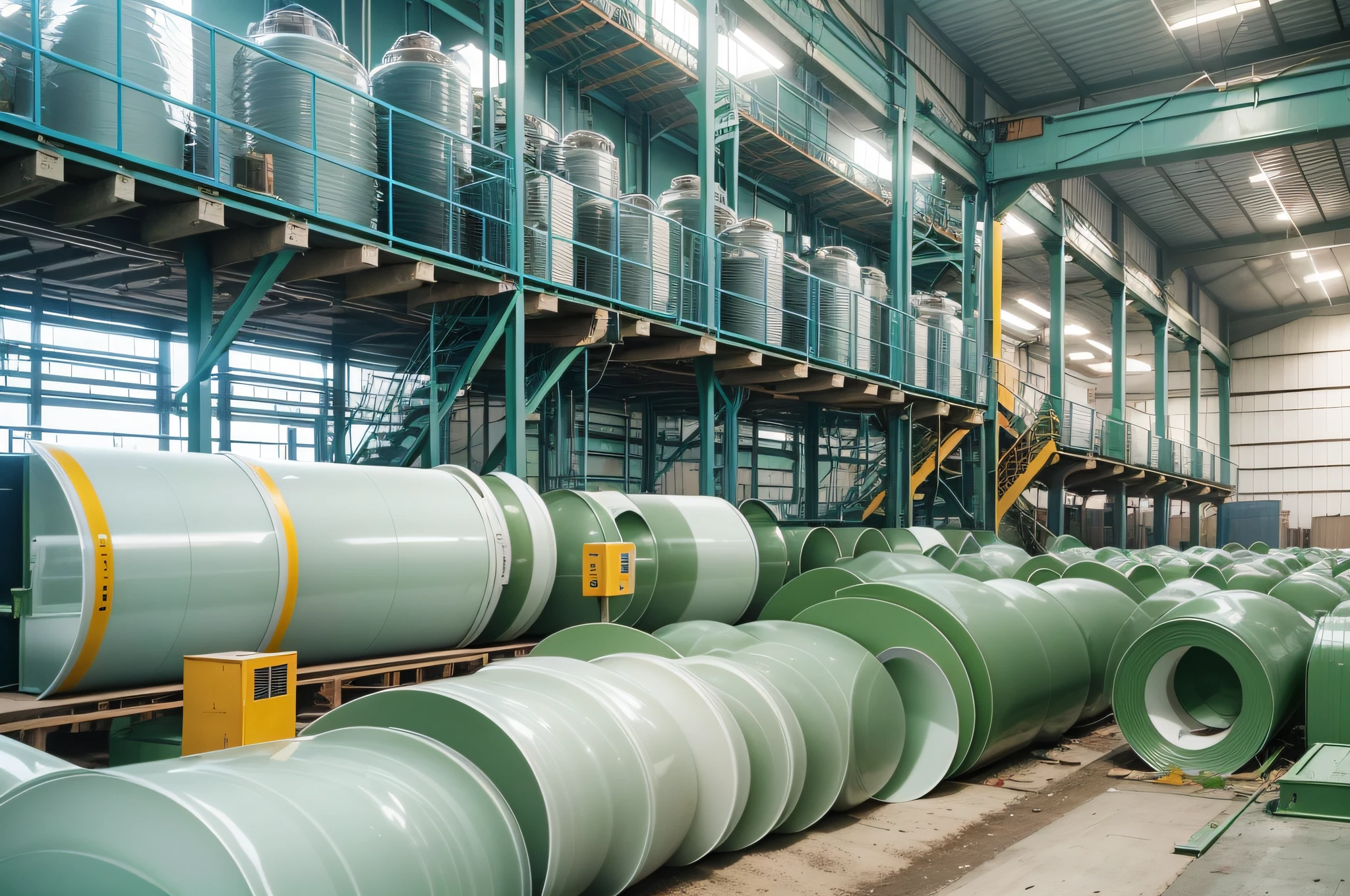 A factory that makes plastic film, natural environment --auto --s2