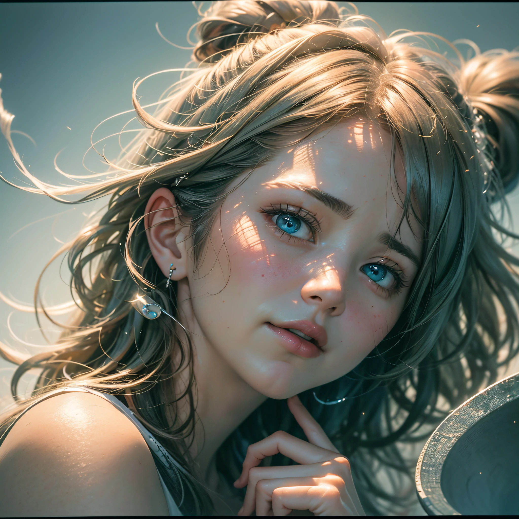 "Photorealistic with 8k and 4k Ultra HD, soft lighting, film grain and Fujifilm XT3 camera lens effects, illustrative softness and surreal effects bring obvious highlights and details to the contours of the skindentation face, making the work leap to paper and become a masterpiece." --auto --s2