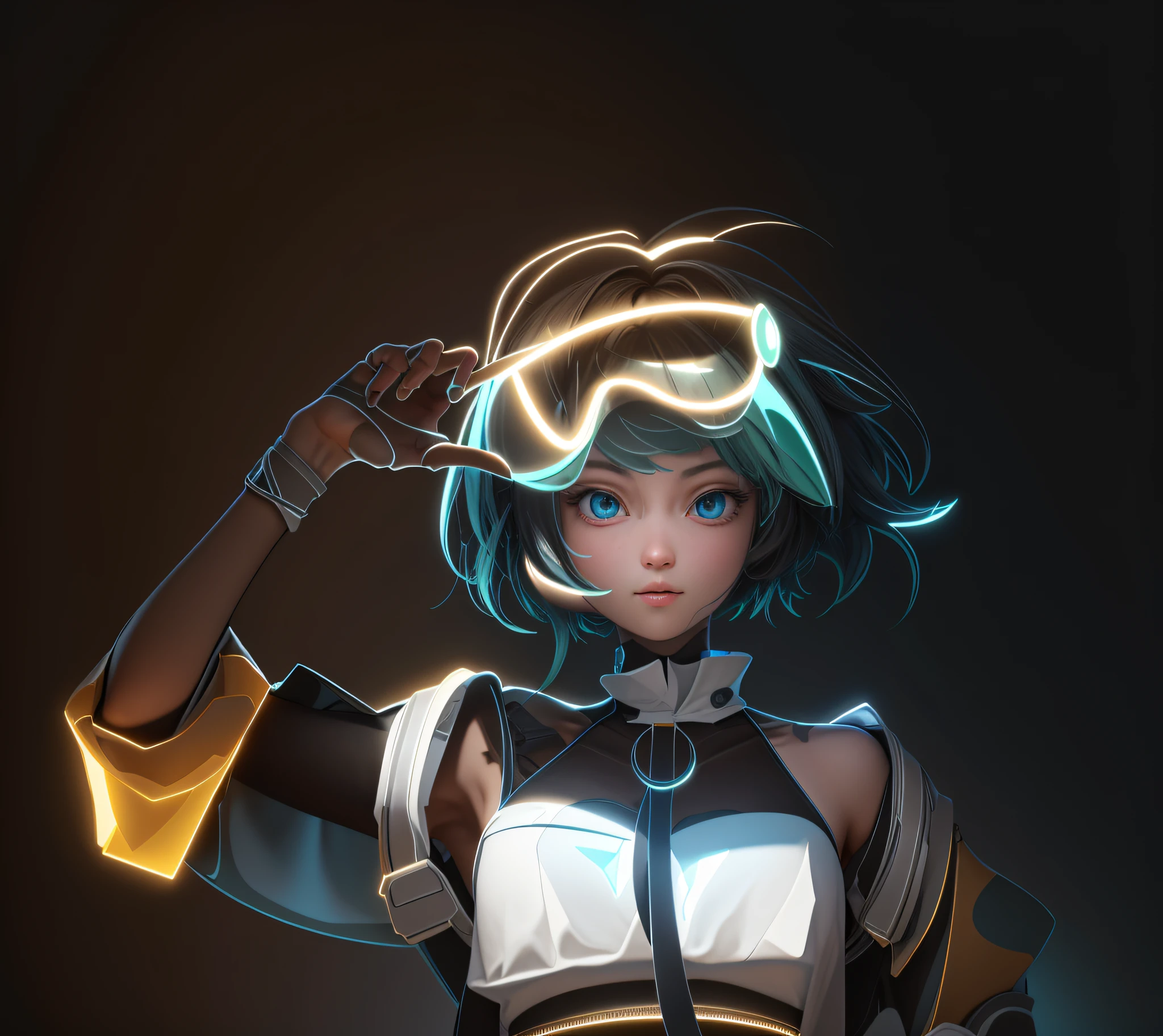 (Best Quality), (Masterpiece), (Very Verbose: 1.3), HDR (High Dynamic Range), Ray Tracing, NVIDIA RTX, Super Resolution, Unreal 5, Subsurface Scattering, PBR Textures, Post Processing, Anisotropic Filtering, Depth of Field, Maximum Clarity and Acutance, Multi-layer Textures, Albedo and Highlight Maps, Surface Shading, Accurate Simulation of Light-Material Interactions, Perfect Proportions, Octane Rendering, Two-tone Lighting, Low ISO, White Balance, Rule of Thirds, Wide Aperture, 8K RAW, efficient sub-pixel, subpixel convolution, luminescent particles