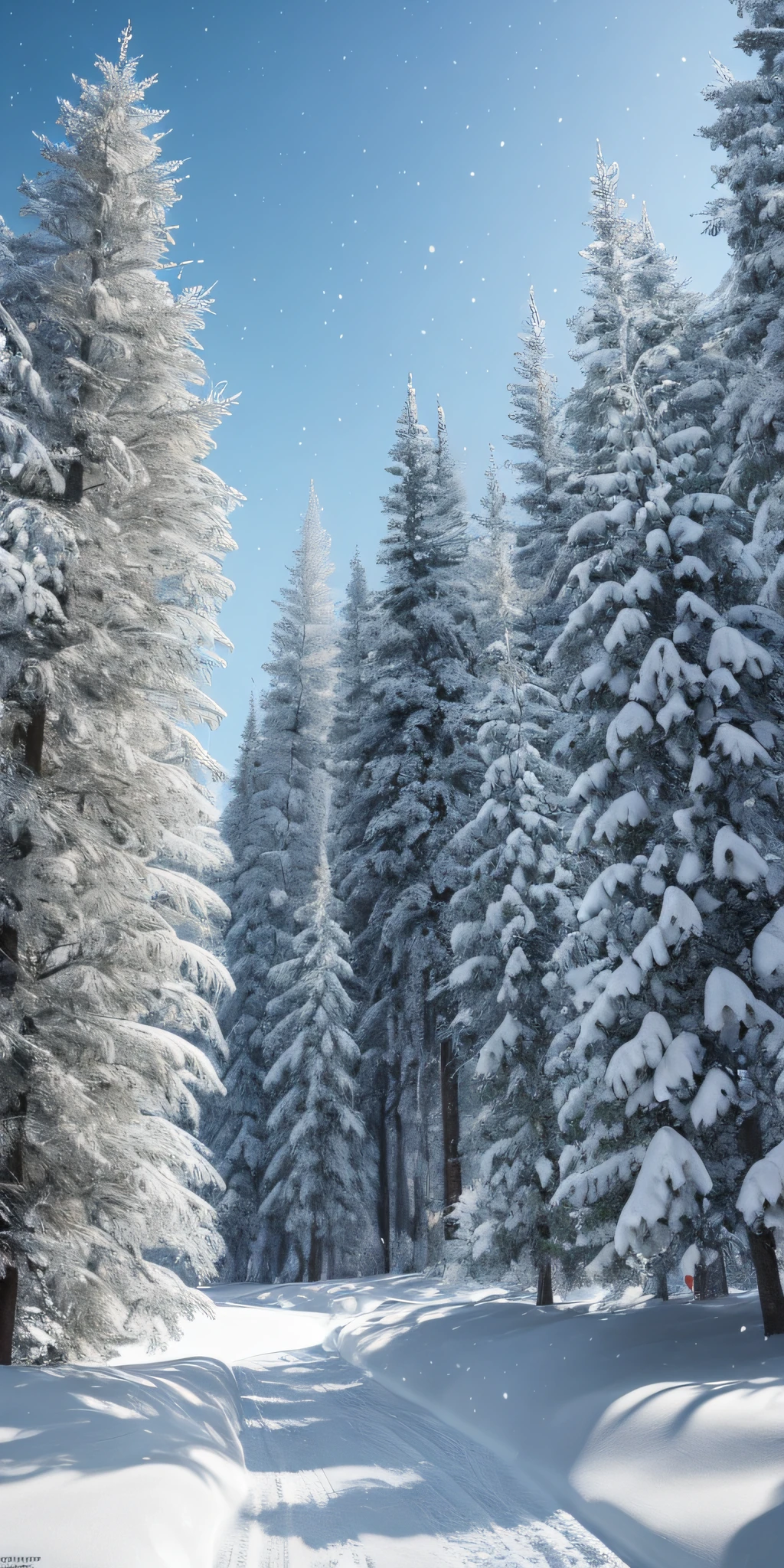 Masterpiece, best quality, high quality, highly detailed CG unity 8k wallpaper, coniferous forest, silence, towering conifers covering the forest floor, severe cold climate, serene beauty, snow, winter, mild summer, breeze, Conifers, branches, bokeh, depth of field, HDR, bloom, chromatic aberration, photorealistic, extremely detailed, popular on artstation, popular on CGsociety, complex, high detail, dramatic, art midway