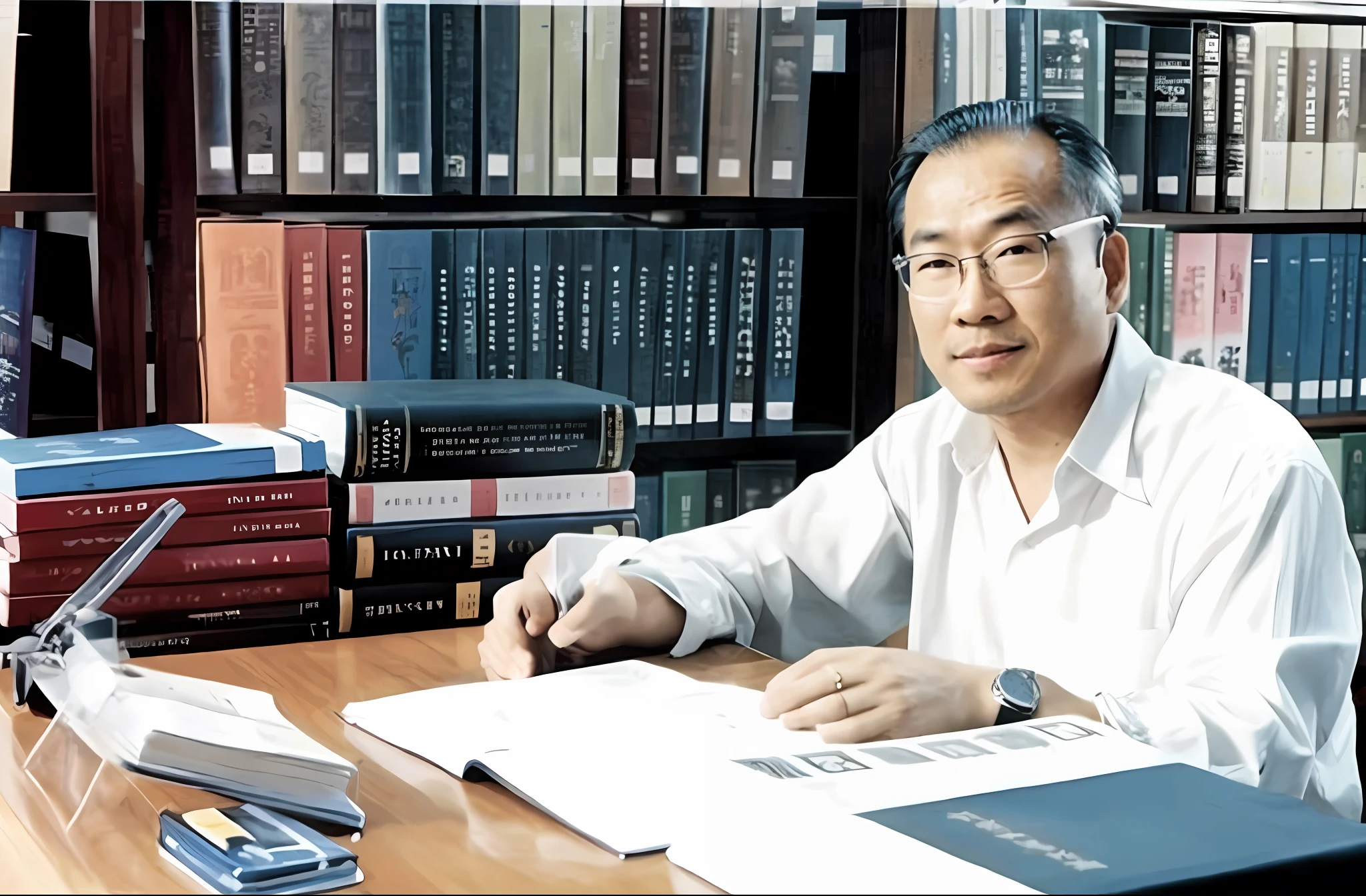 arafed black and white photo of a man in a suit and tie, howard pak, lin hsiang, song nan li, tyrus wong, tsutomu kitazawa, vaughan ling, huifeng huang, akira yasuda, akira hiramoto, cover photo portrait of du juan, liang xing, yee chong