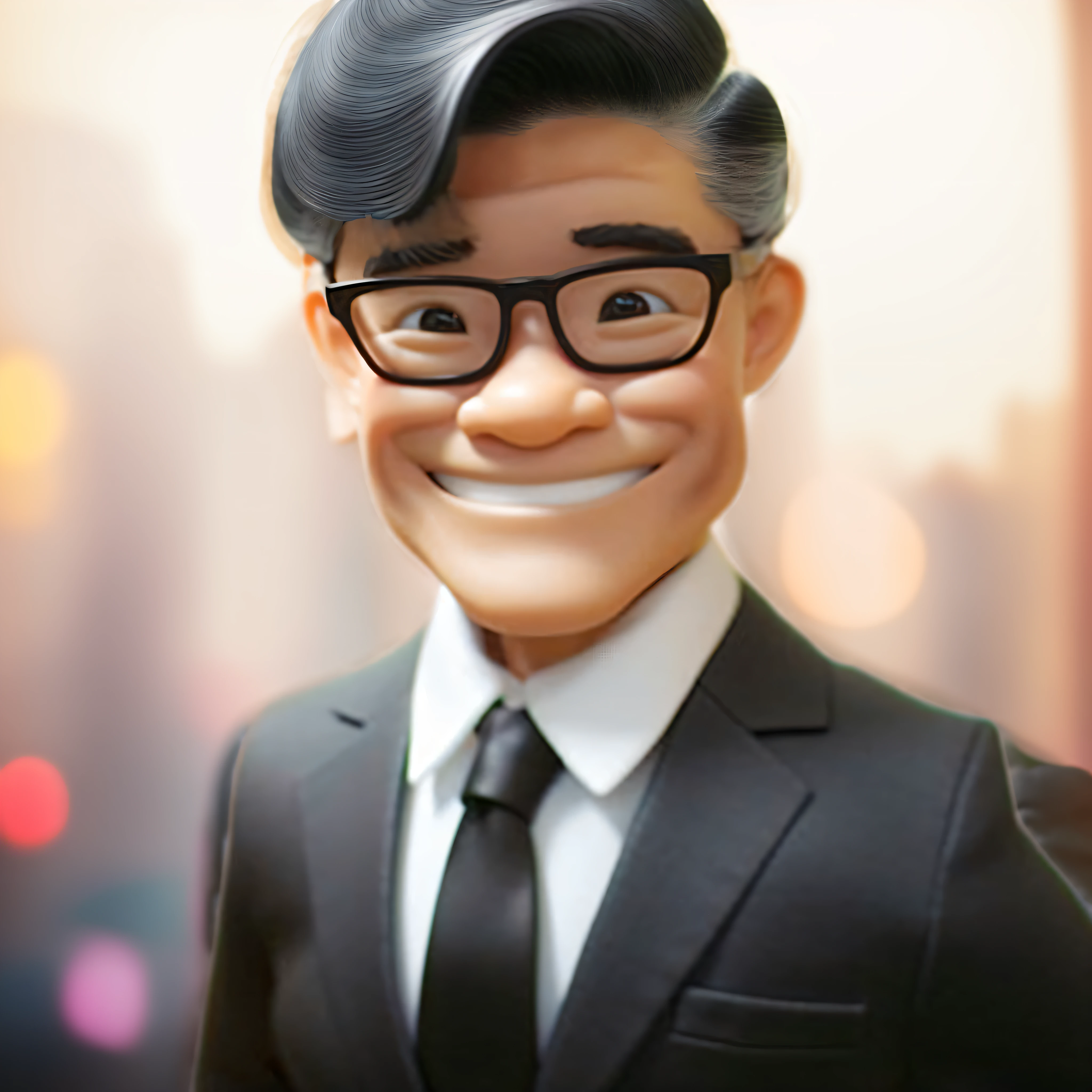 background in city at night, blur in background