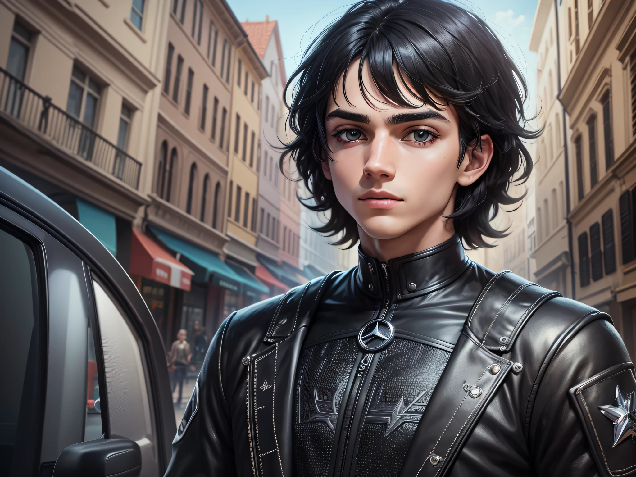 Comics Black Mercedes Young Boys 8K