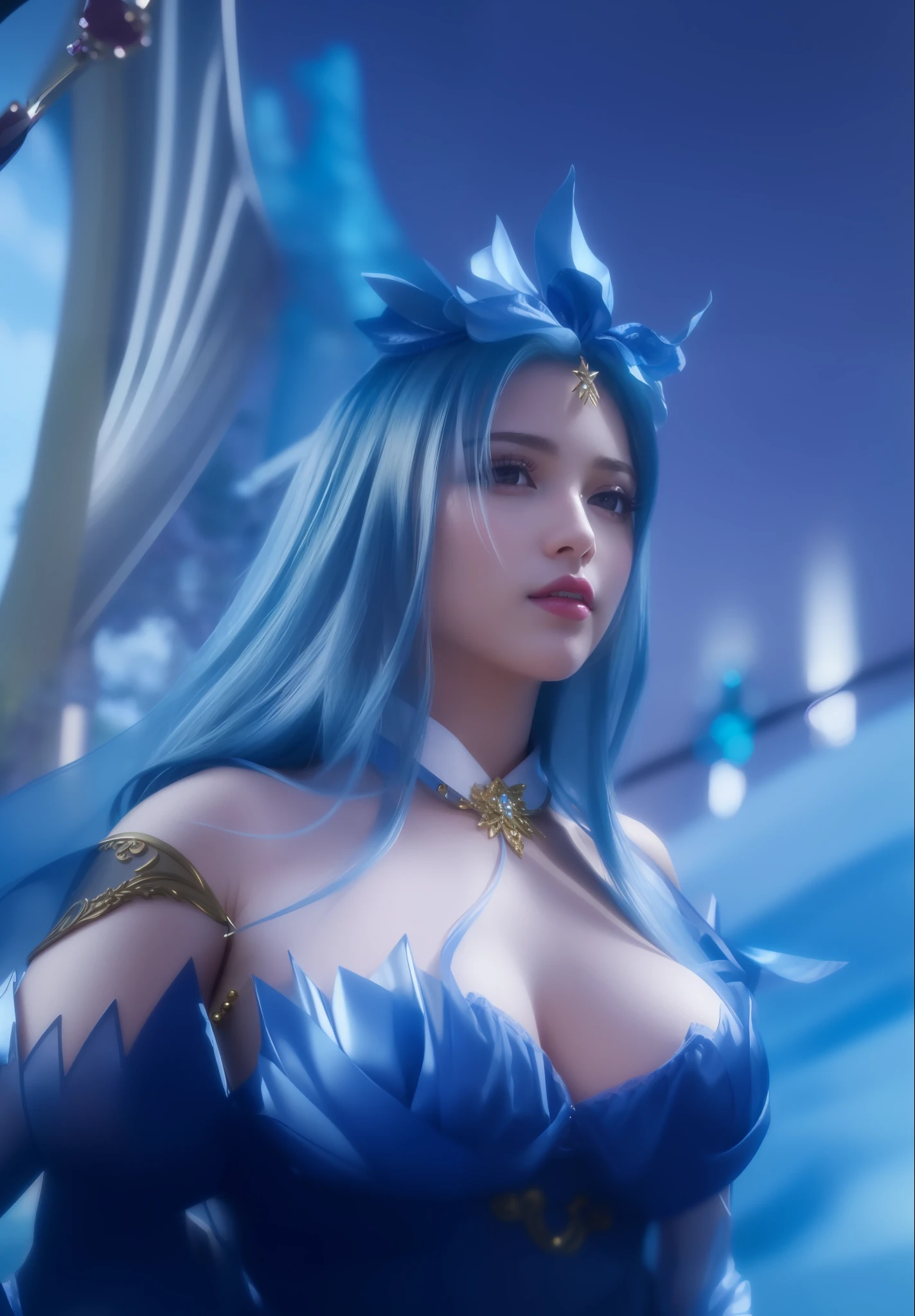 (masterpiece, best quality, extremely detailed 8k, ultra hd, ultra-detailed, highly detailed, highly realistic, ultra-realistic, photo realistic), (1girl:1.5), (detailed realistic skin), (realistic big breasts), (pink lipstick), slender abs,