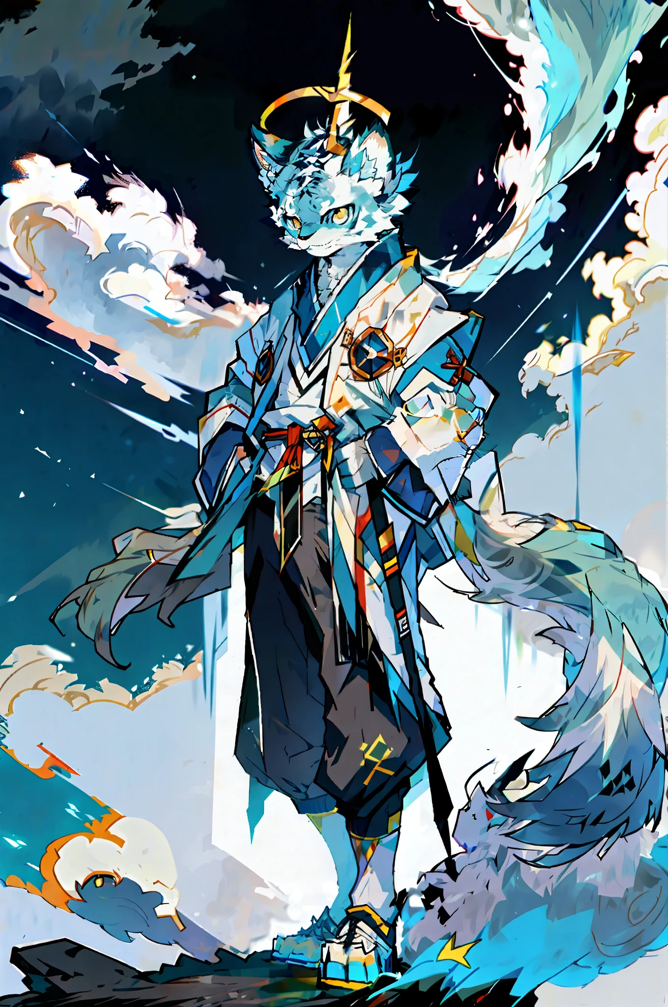 Tiger man beast head