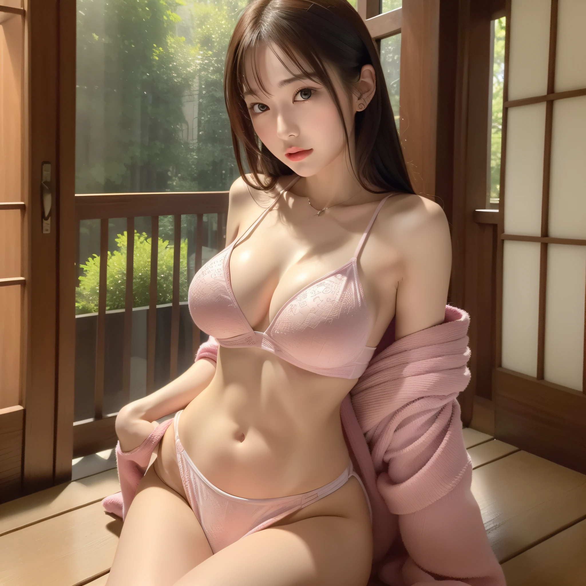 (Best Quality, 8k, 32k, Masterpiece, UHD: 1.2), 1 Girl, Beautiful Japan Woman, Slender Waist, Fine Face