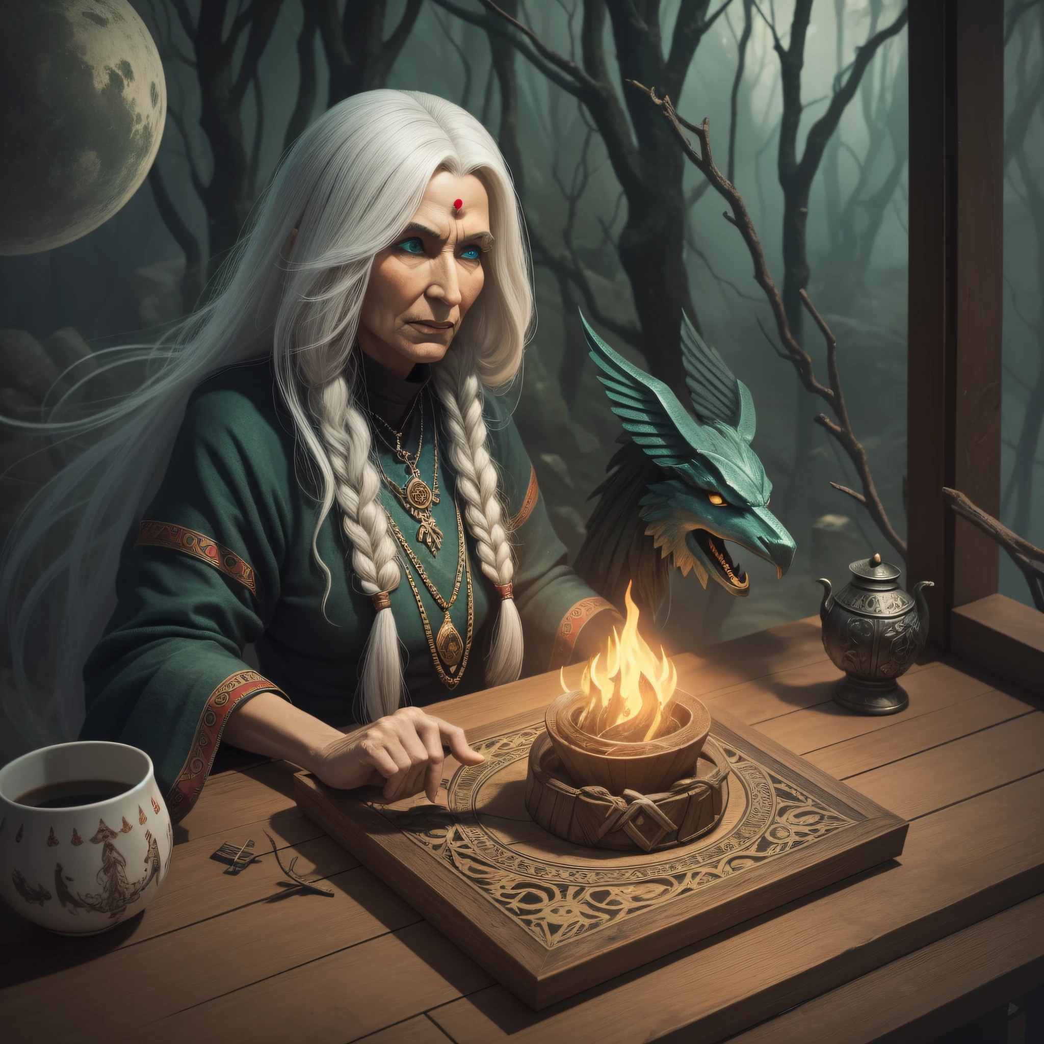 Baba Yaga from myths