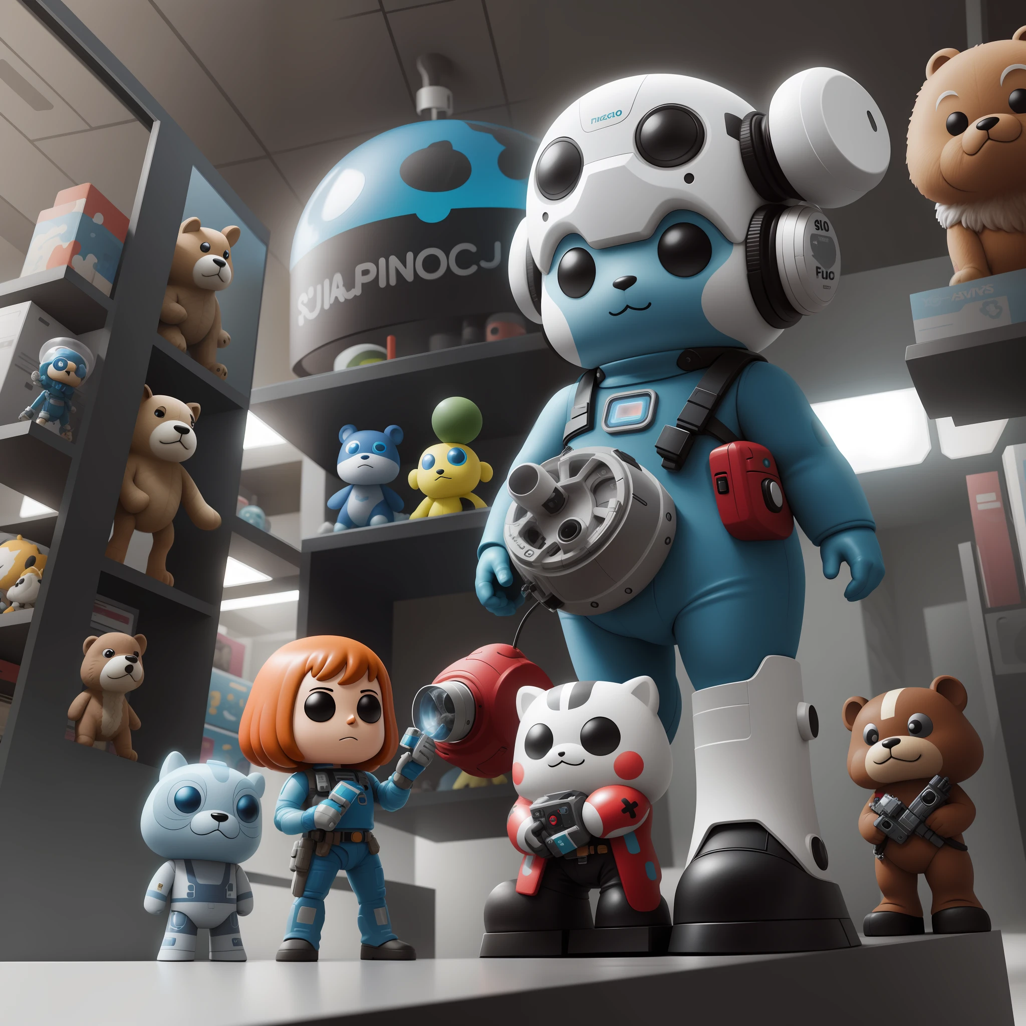 funko pop, scifi, futuristic
