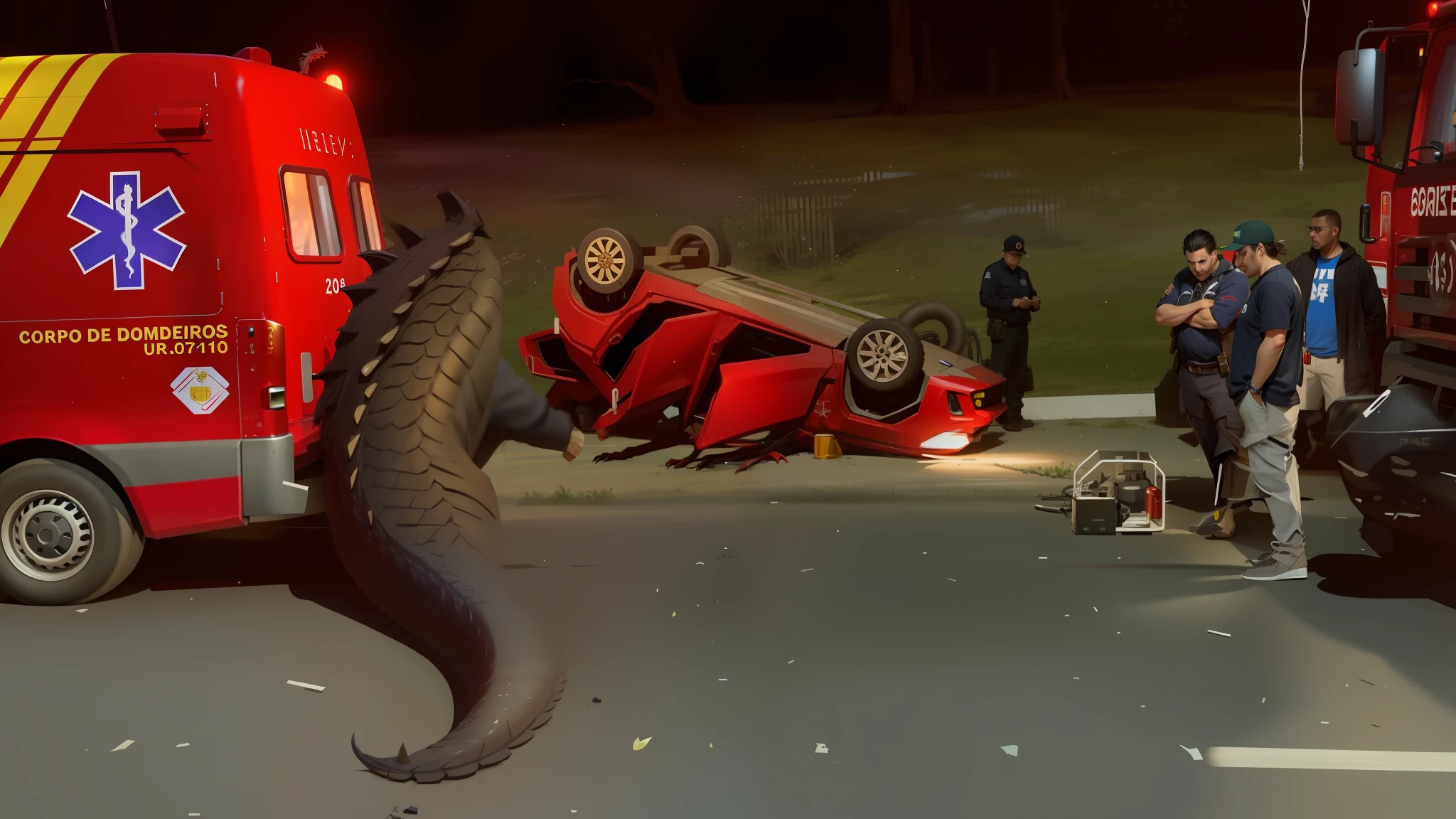 Placing a dragon