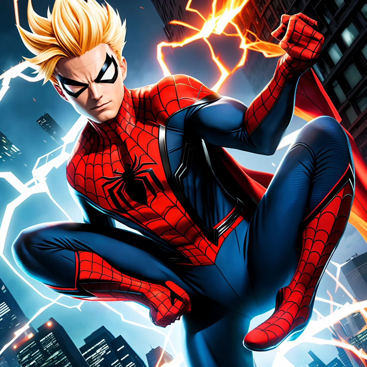 Spider-man super sayajin