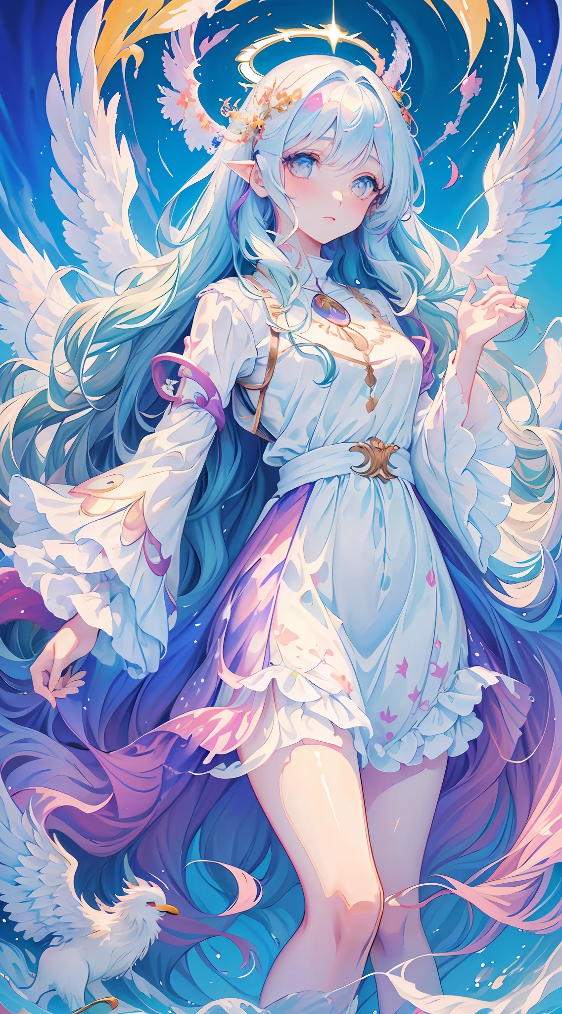 hair and sleeve ruffles