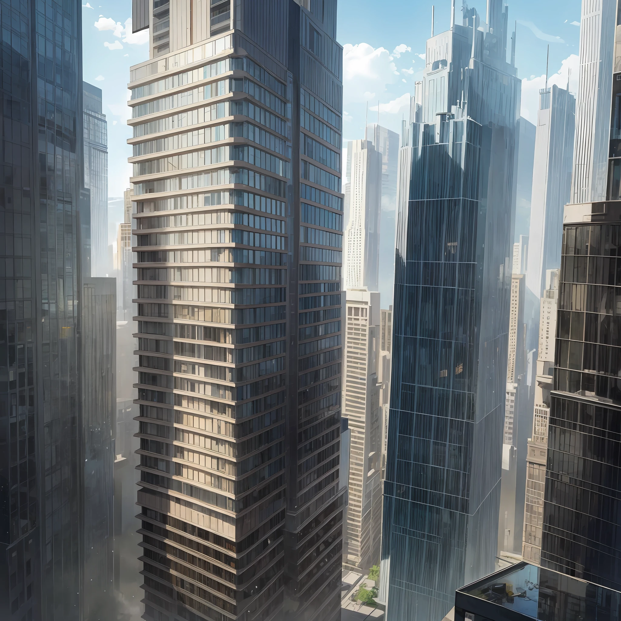 High-rise buildings, mansions, scene diagrams --auto --s2